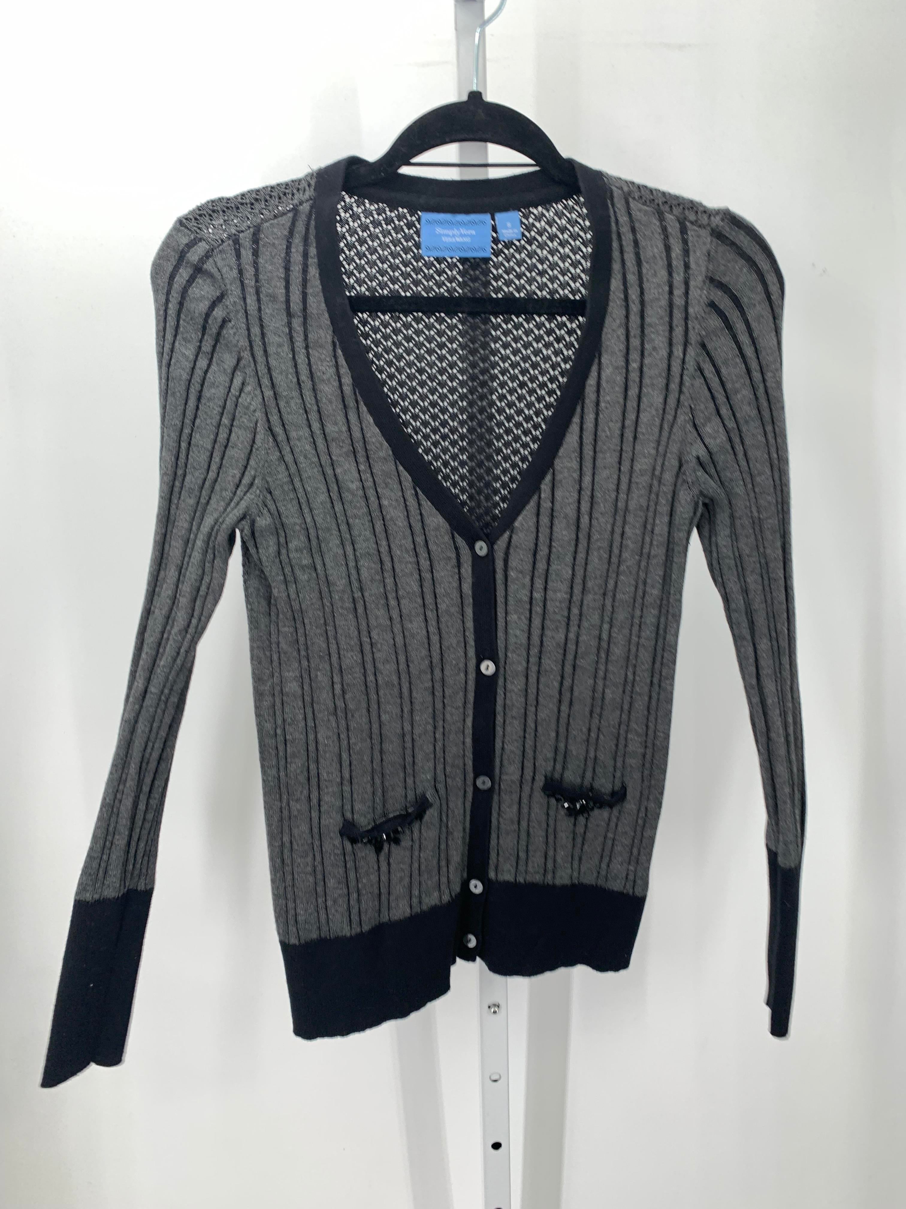 Vera Wang Size Small Misses Long Slv Sweater