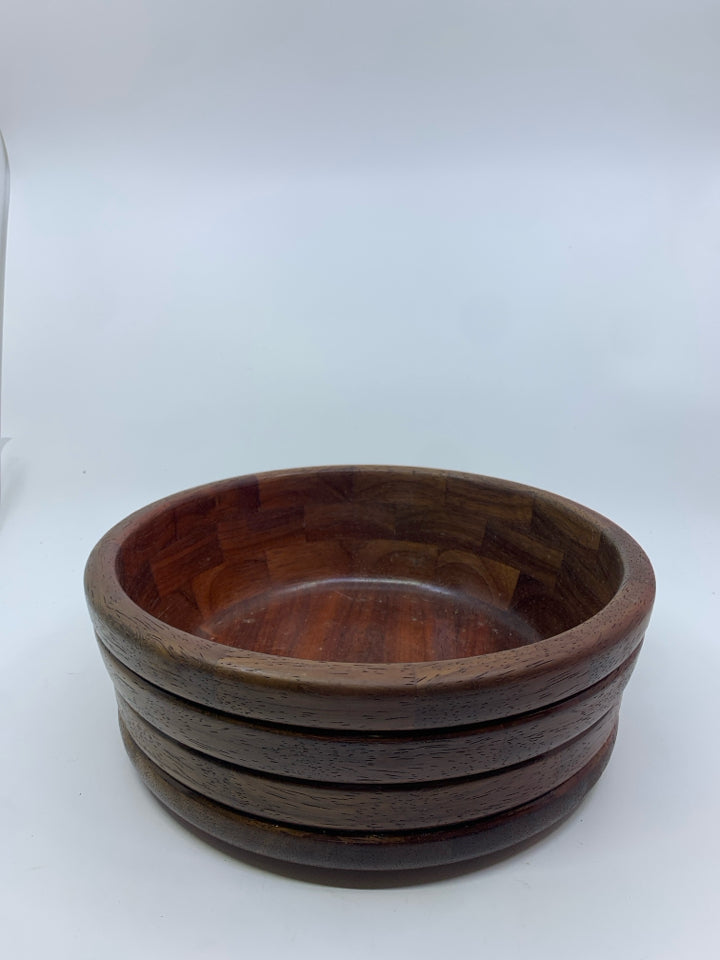 LARGE CHERRY WOOD BOWL- ARTIST SIGNED.