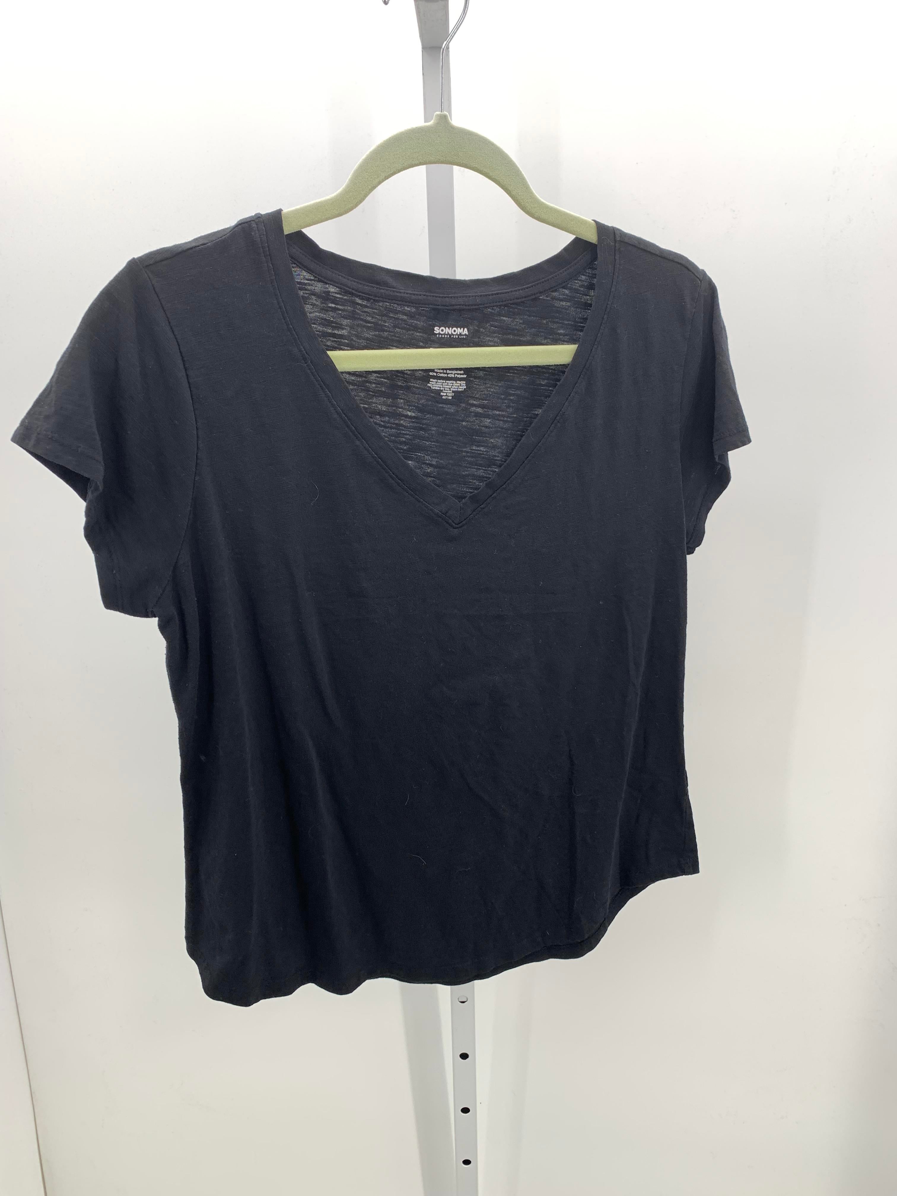 Sonoma Size Large Misses Short Sleeve Shirt