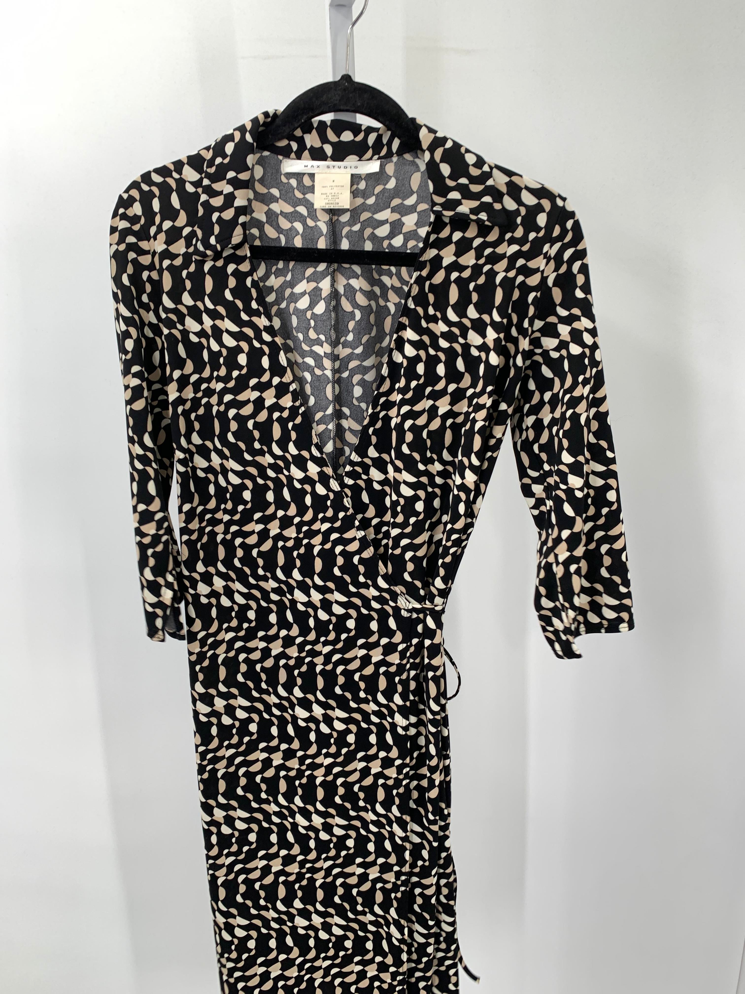 Max Studio Size Medium Misses 3/4 Sleeve Dress