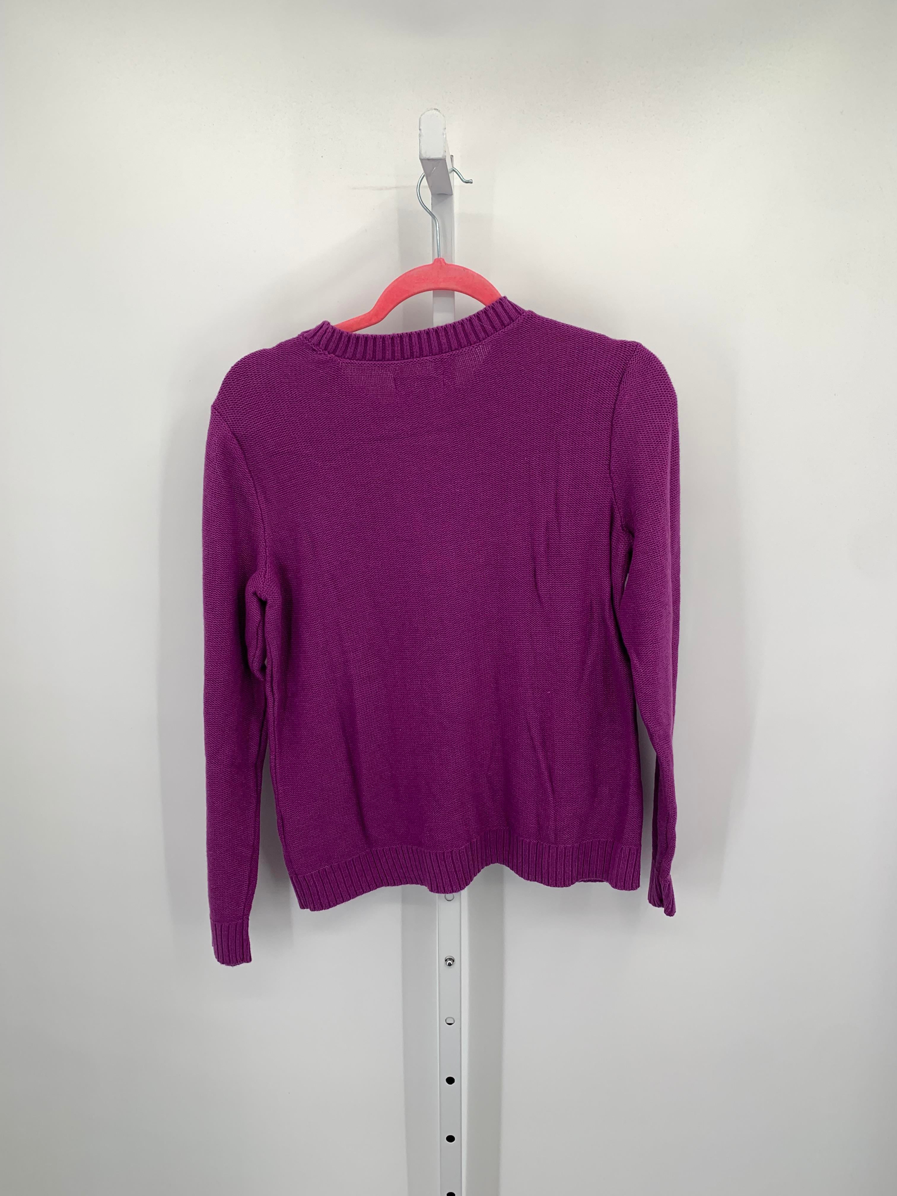 Croft & Barrow Size Medium Petite Petite Long Slv Sweater