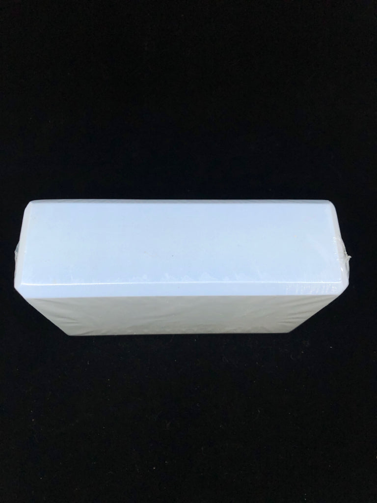 NEW LIGHT BLUE YOGA BLOCK.