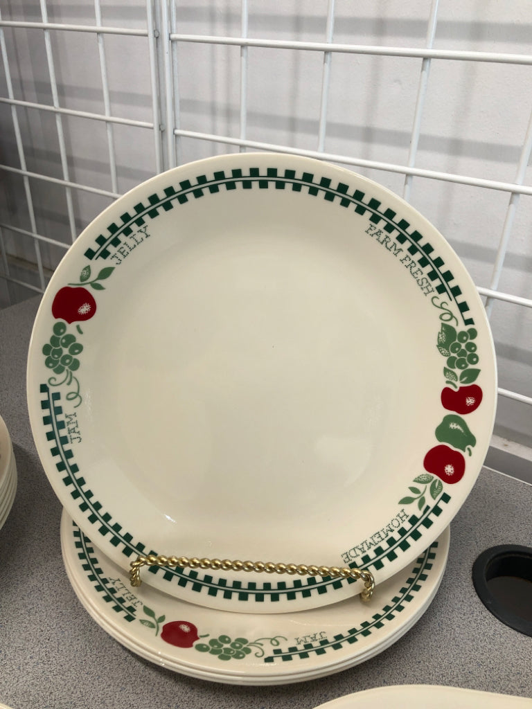 40PC FARM FRESH DISH SET - SRVC FOR 4.