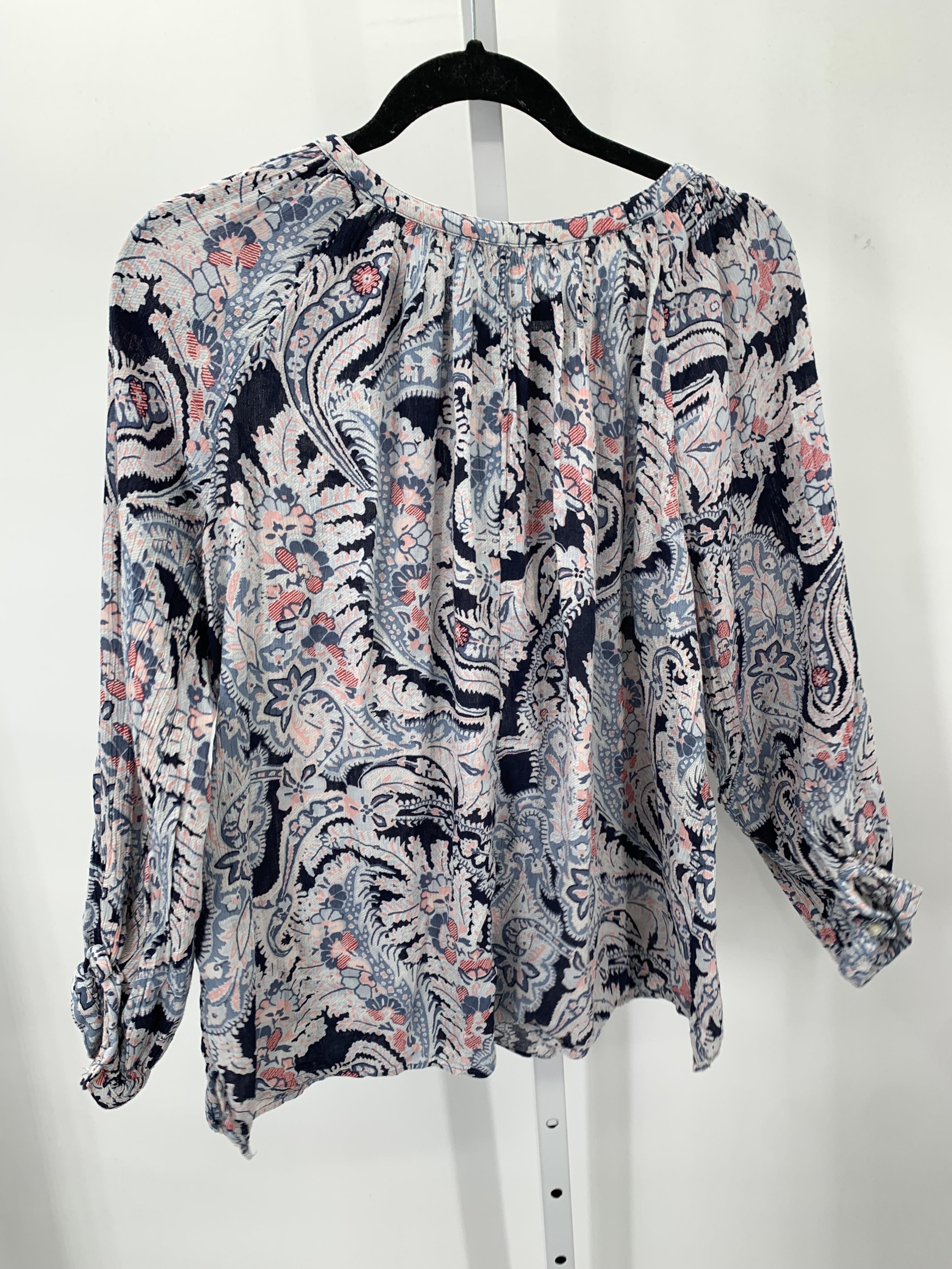 Chaps Size Small Misses 3/4 Sleeve Shirt