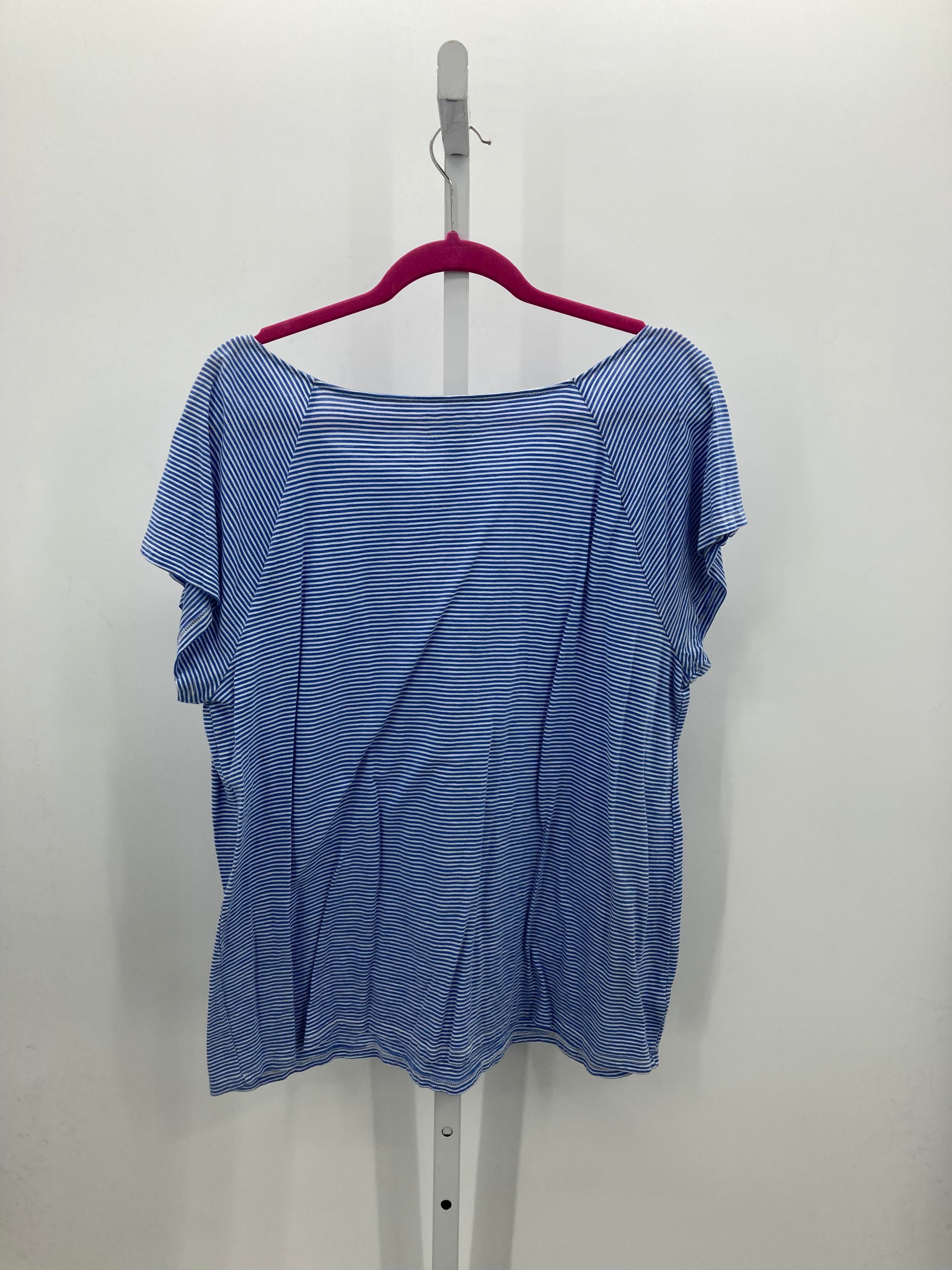 Loft Size Extra Large Misses Short Sleeve Shirt