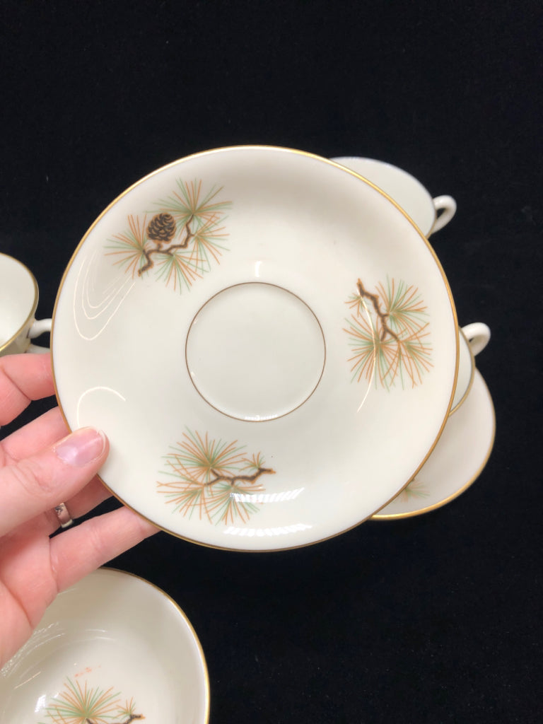 20PC PINECONE DISH SET - LENOX - SRV FOR 4.