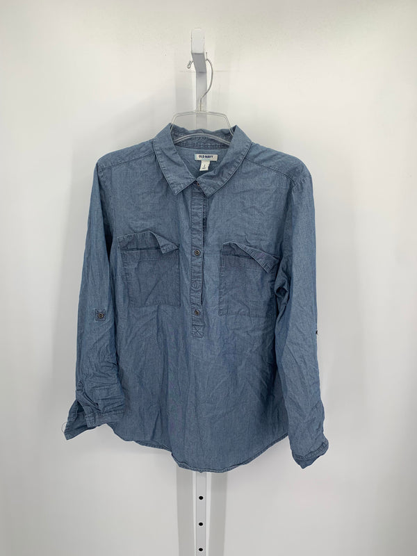 Old Navy Size Large Misses Long Sleeve Shirt