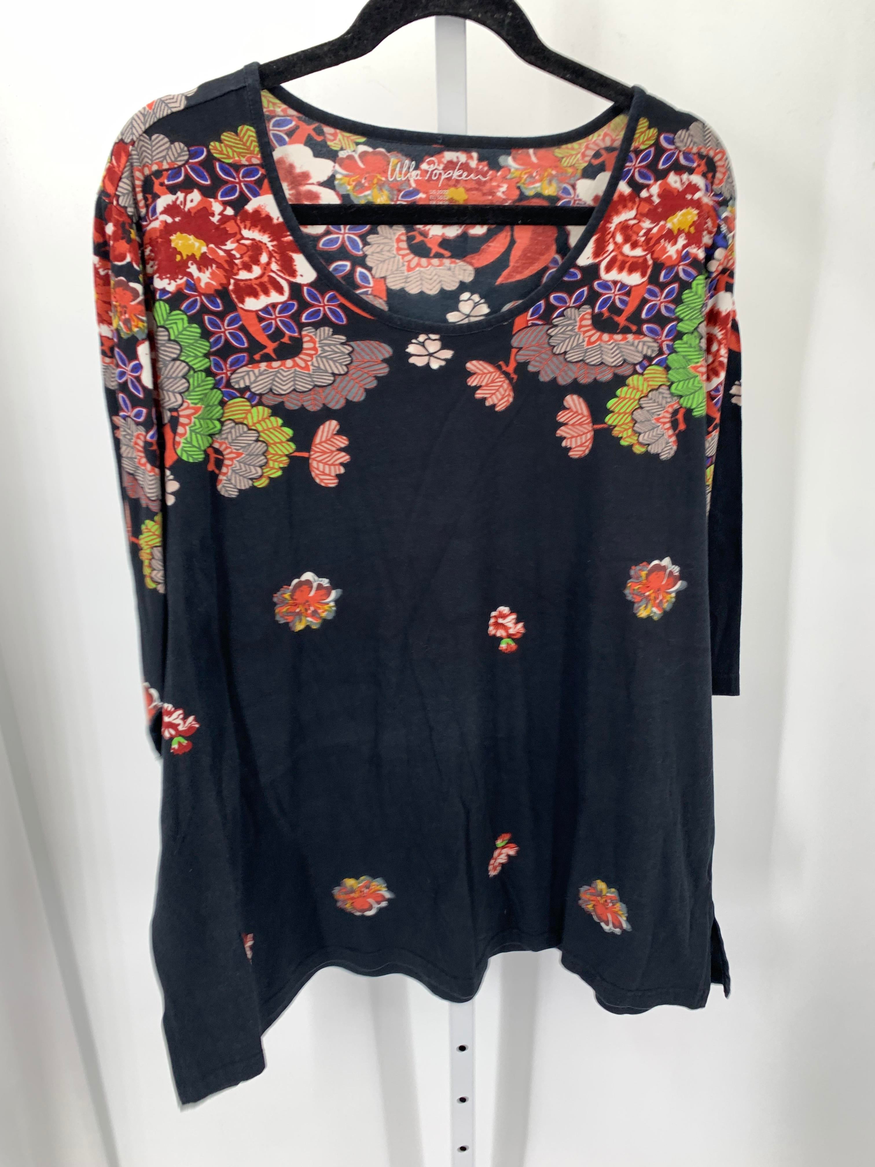 Ulla Popken Size 20/22 W Womens 3/4 Sleeve Shirt
