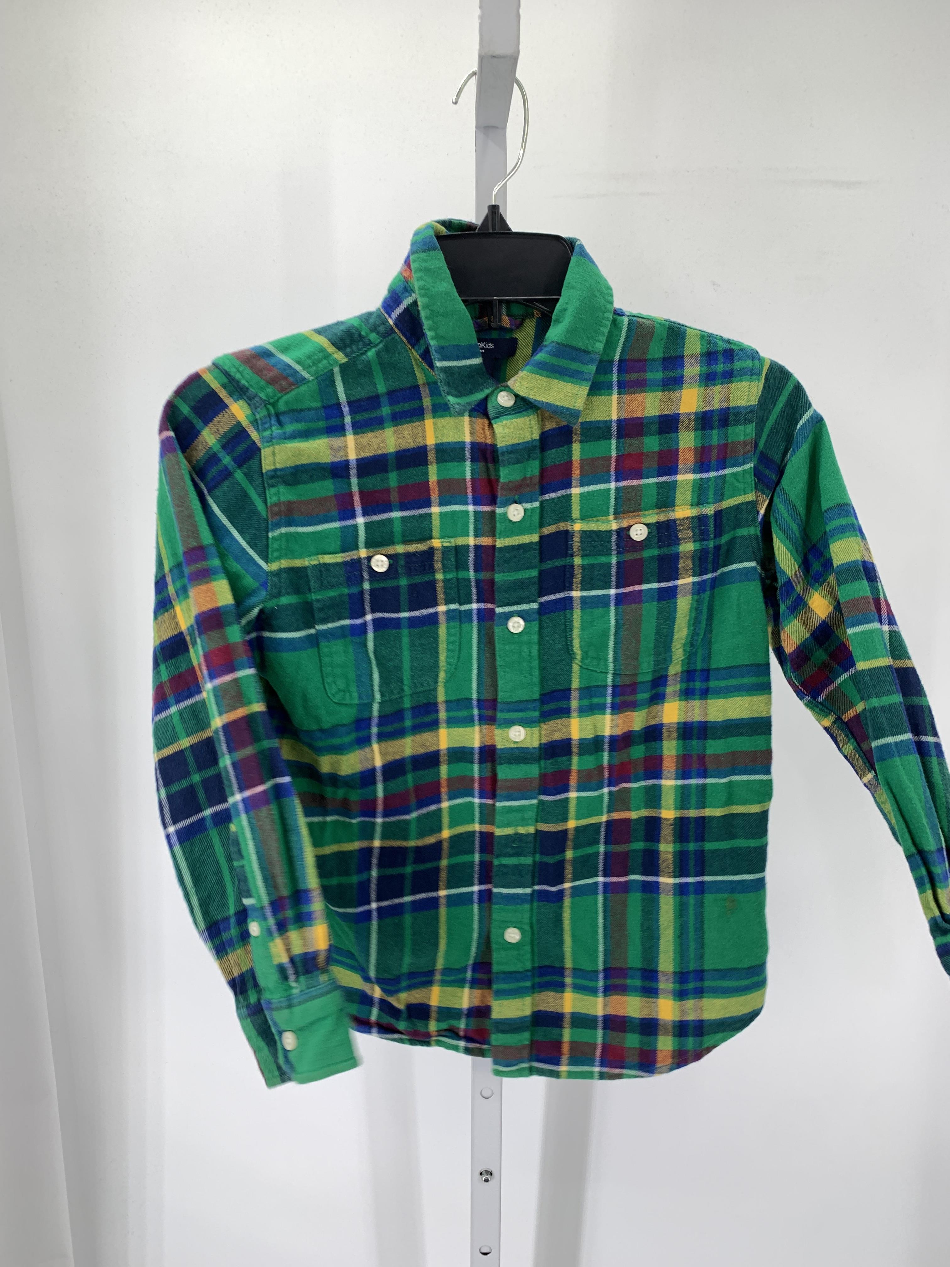 PLAID BTN DOWN