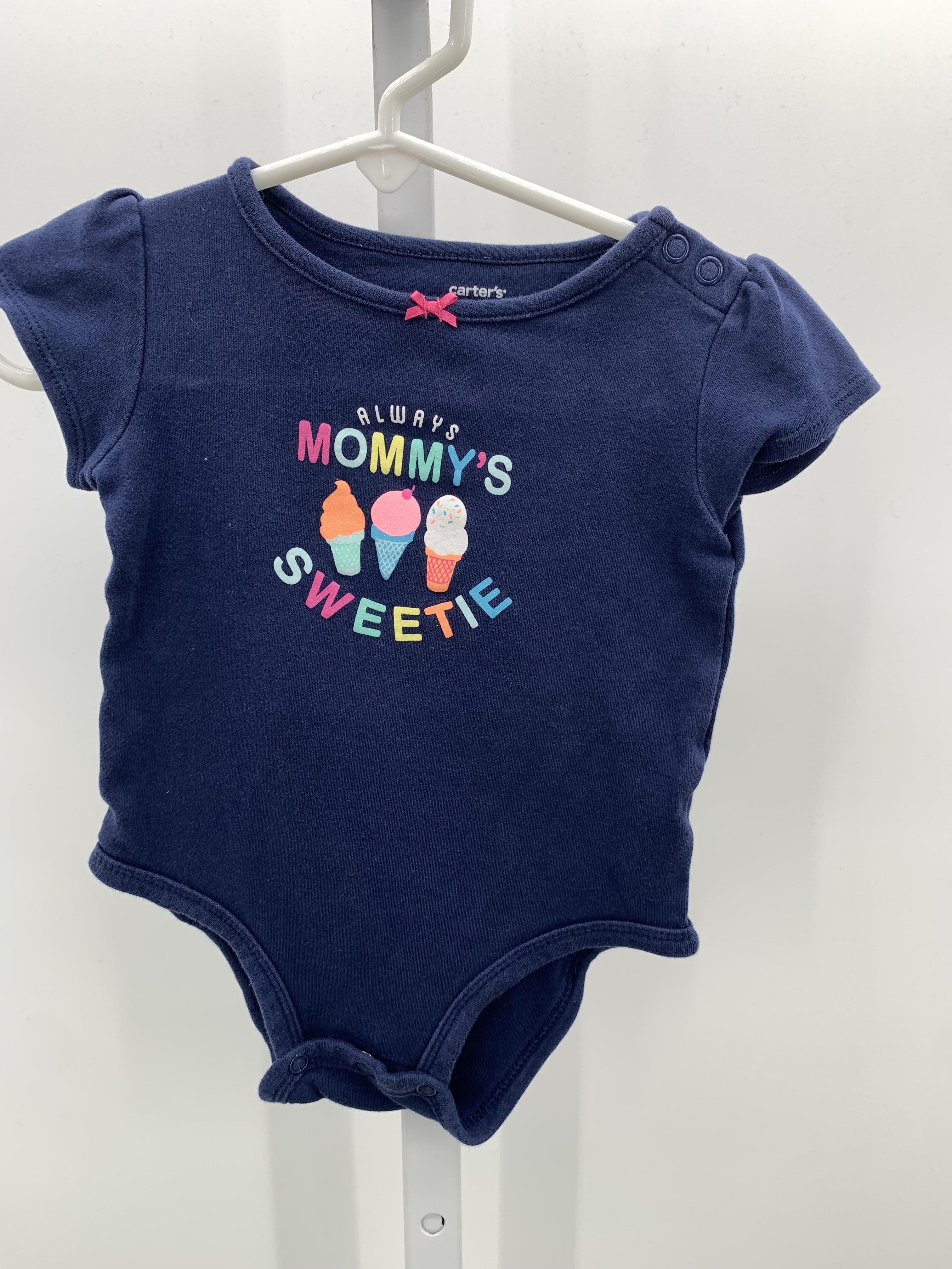 Carters Size 9 Months Girls Short Sleeve Shirt