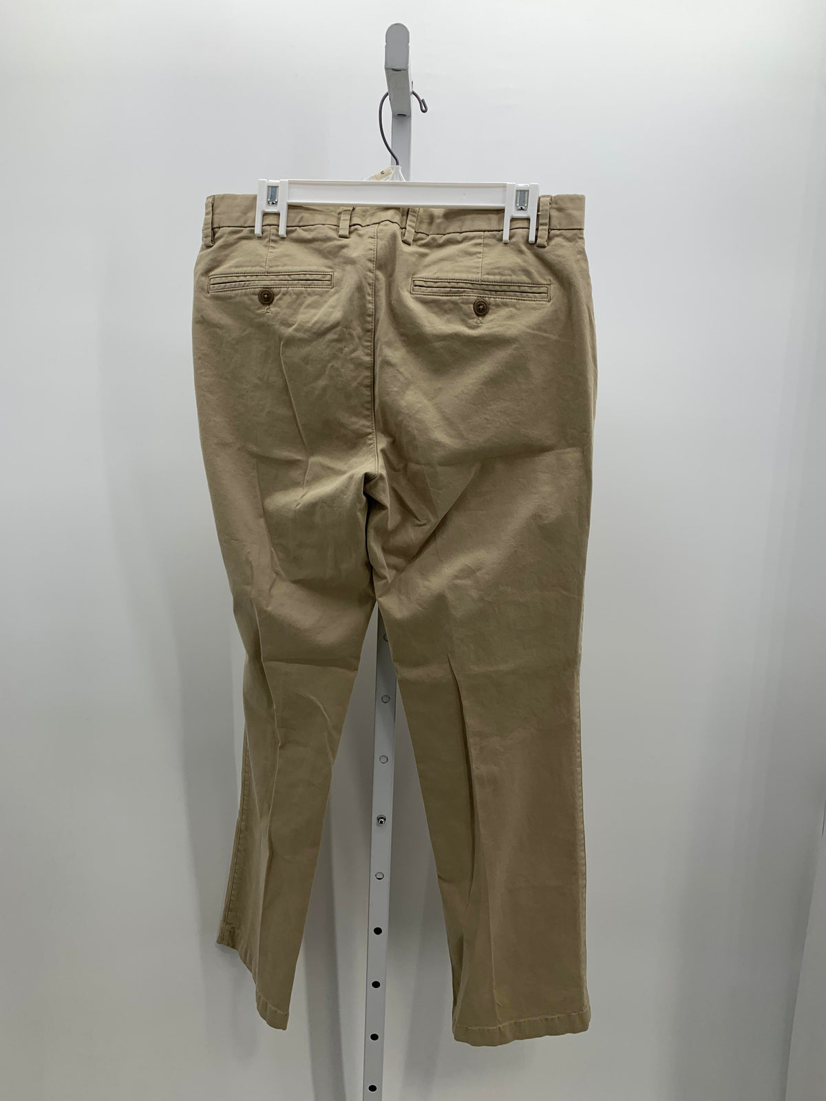 ESSENTIAL KHAKI STRAIGHT PANTS