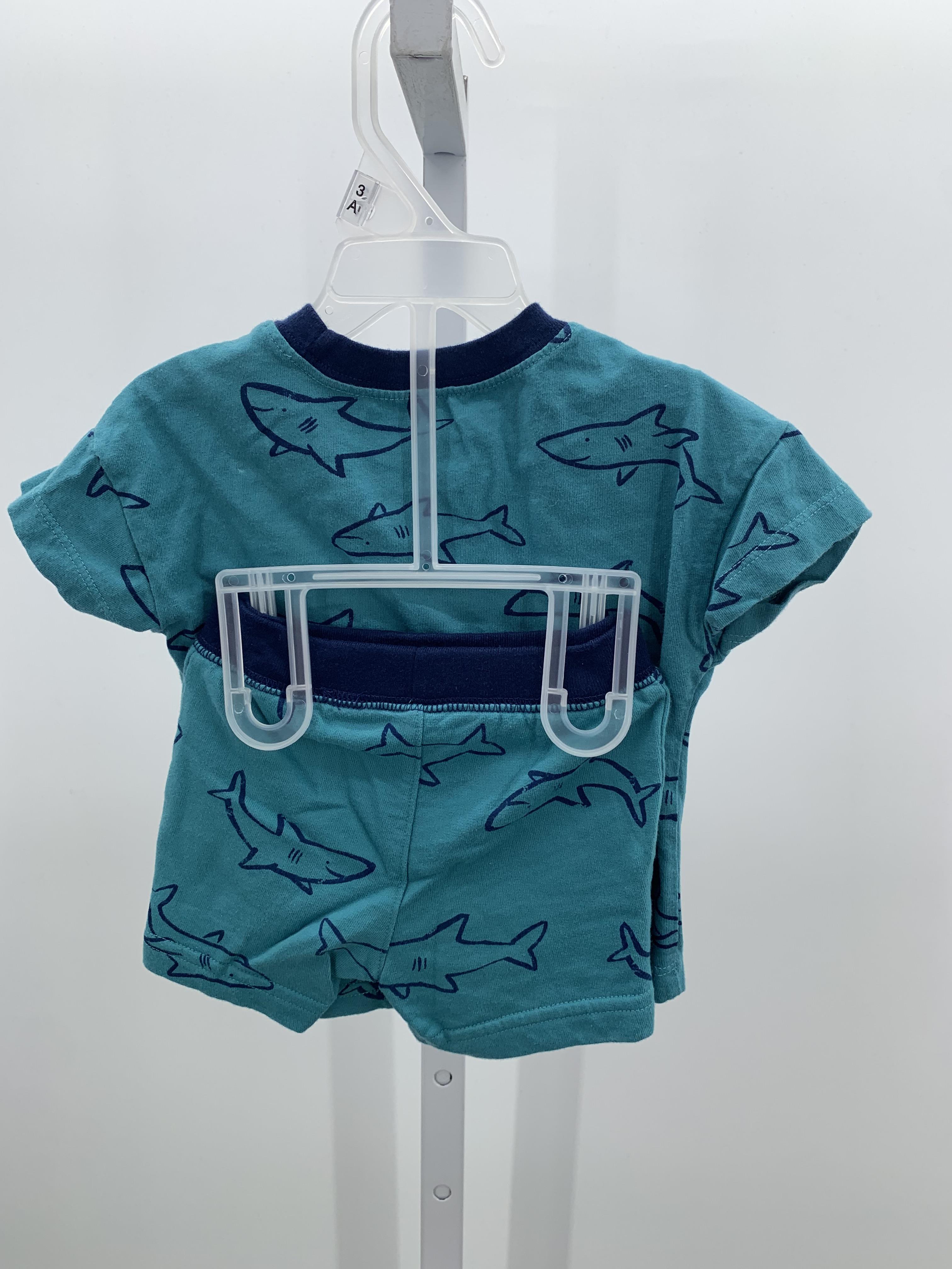 SHARKS KNIT TEE AND SHORTS