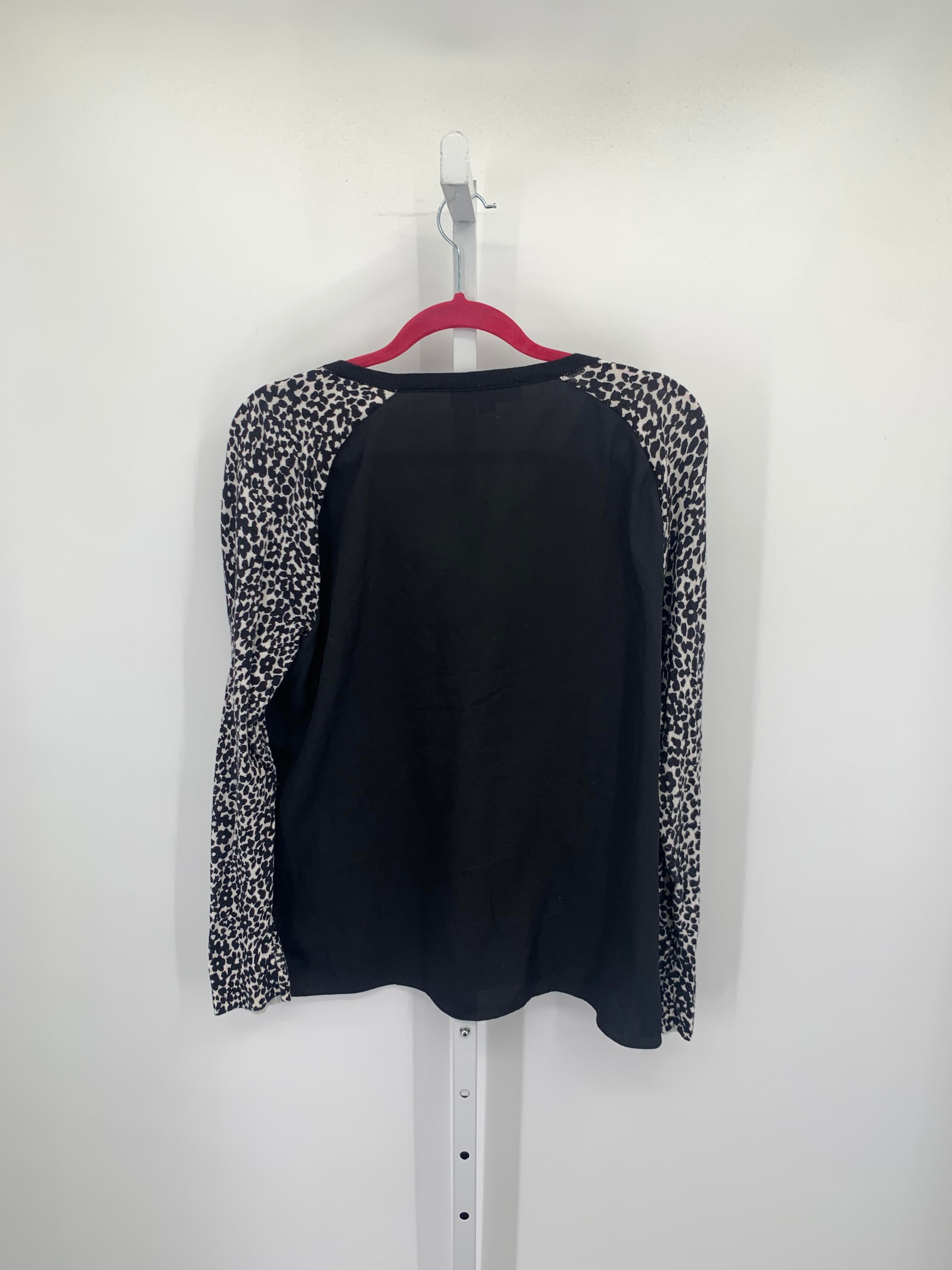 Loft Size Large Misses Long Sleeve Shirt