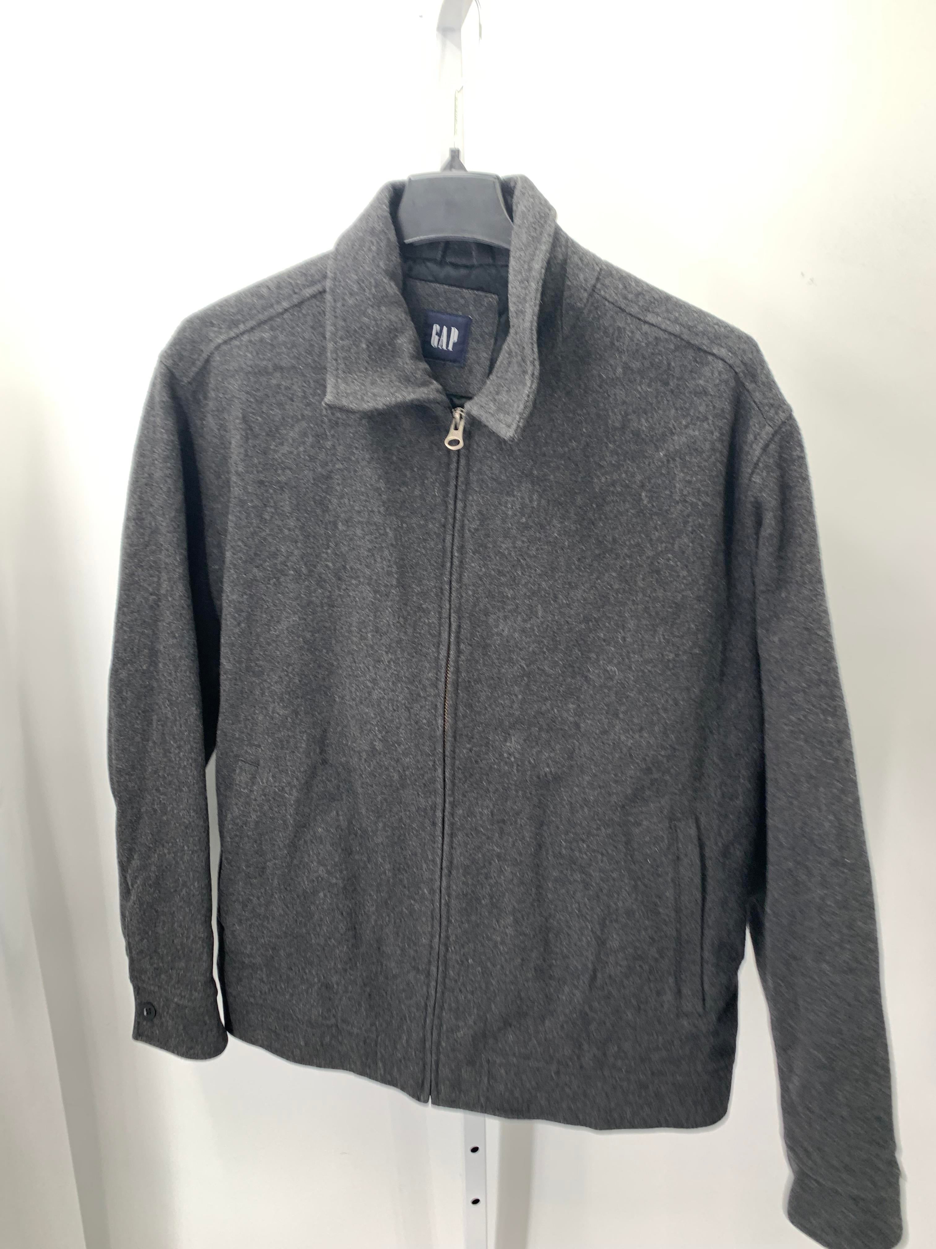 WOOL BLEND ZIP UP JACKET