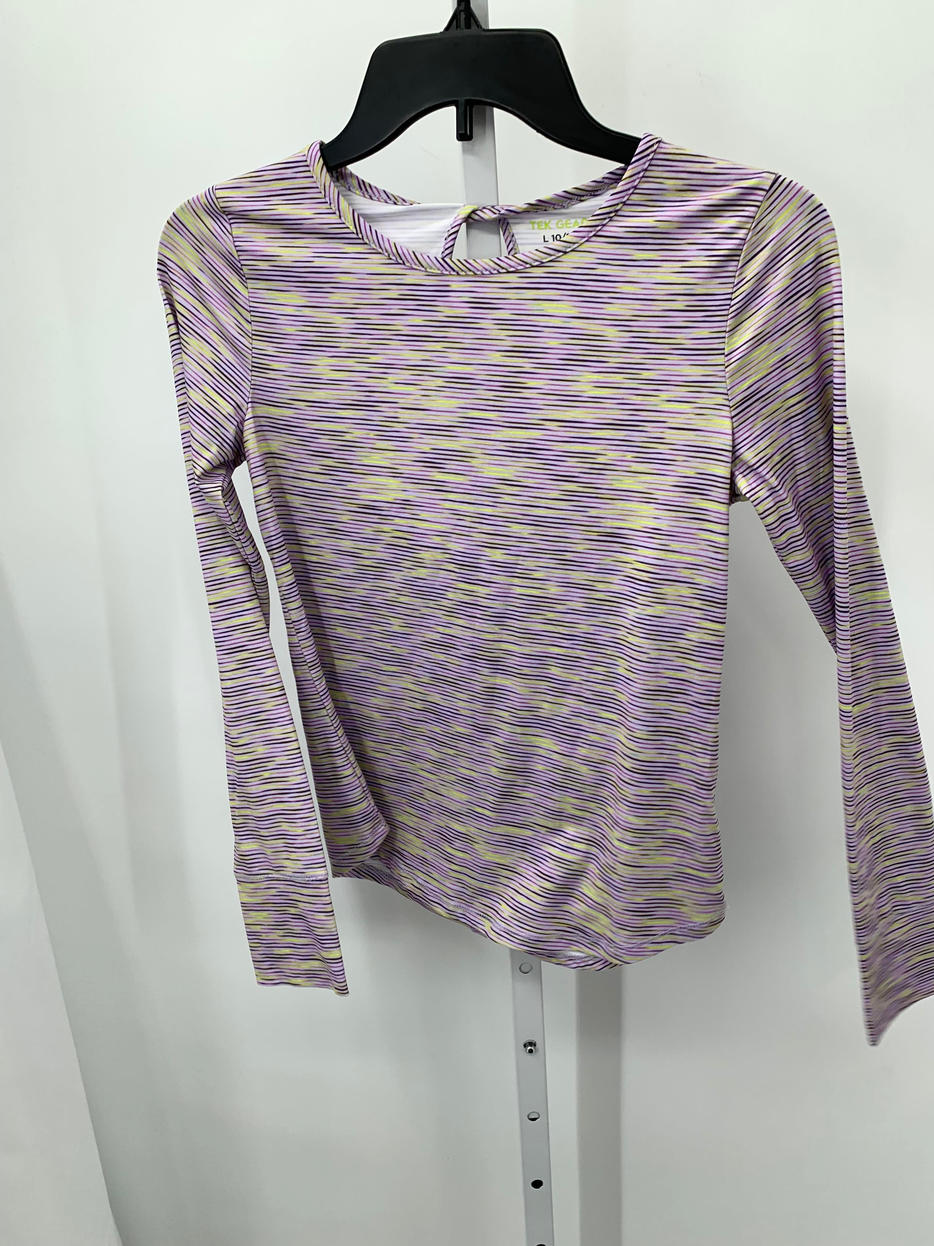 Tek Gear Size 10-12 Girls Long Sleeve Shirt