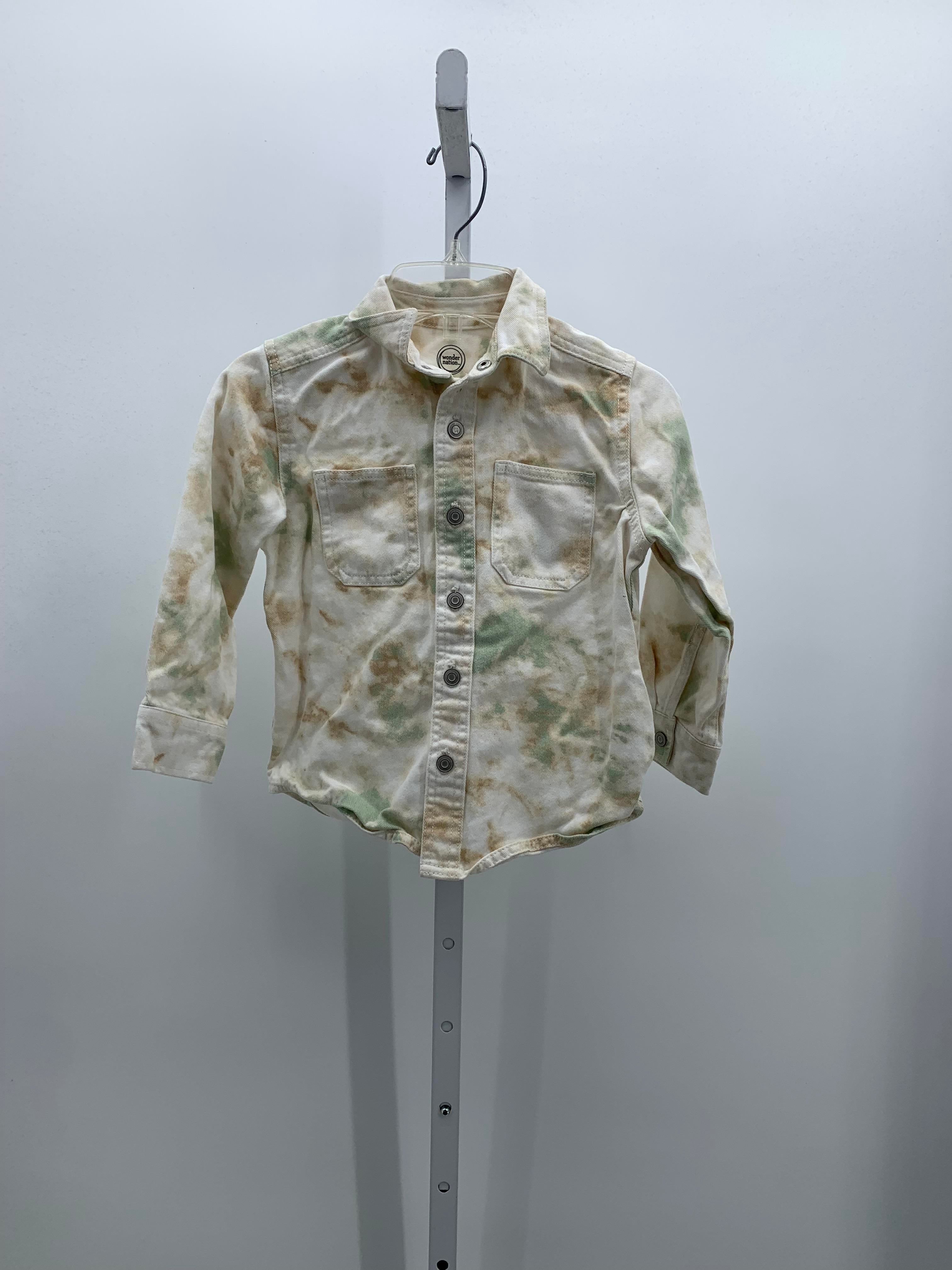 GREEN TIE DYE DENIM