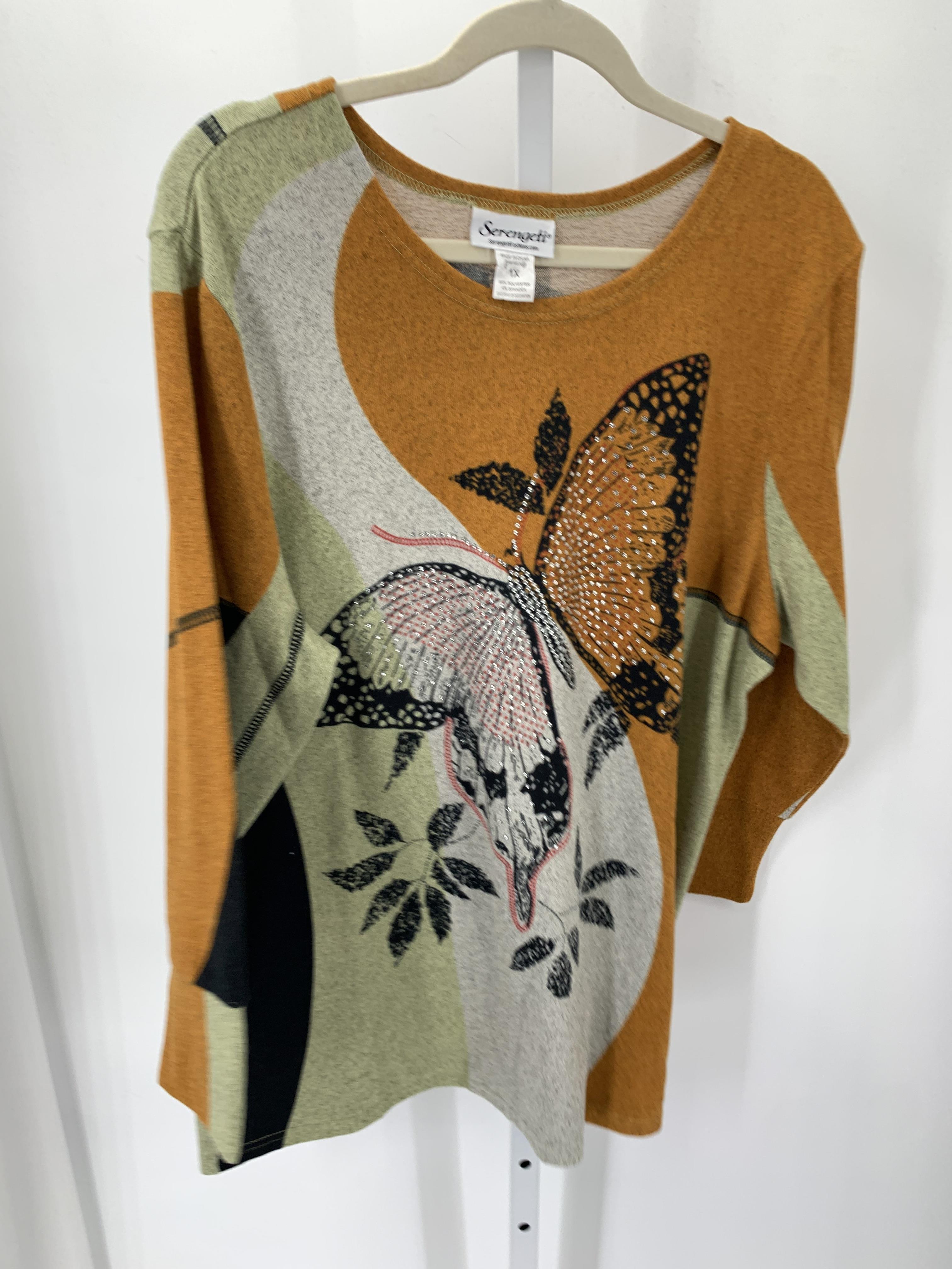 Size 1X Womens Long Sleeve Shirt