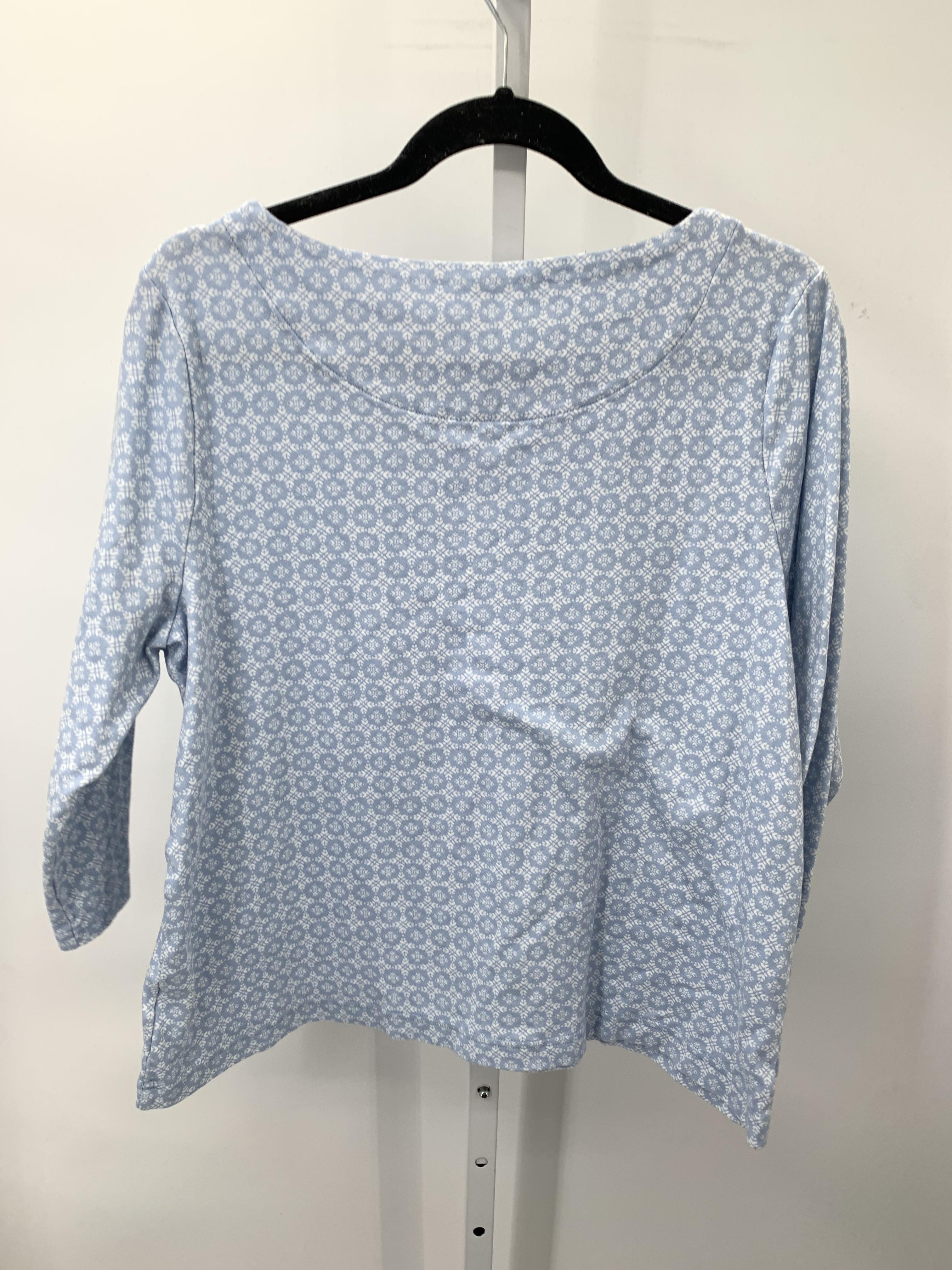 Croft & Barrow Size XX Large Petite Petite 3/4 Sleeve Shirt