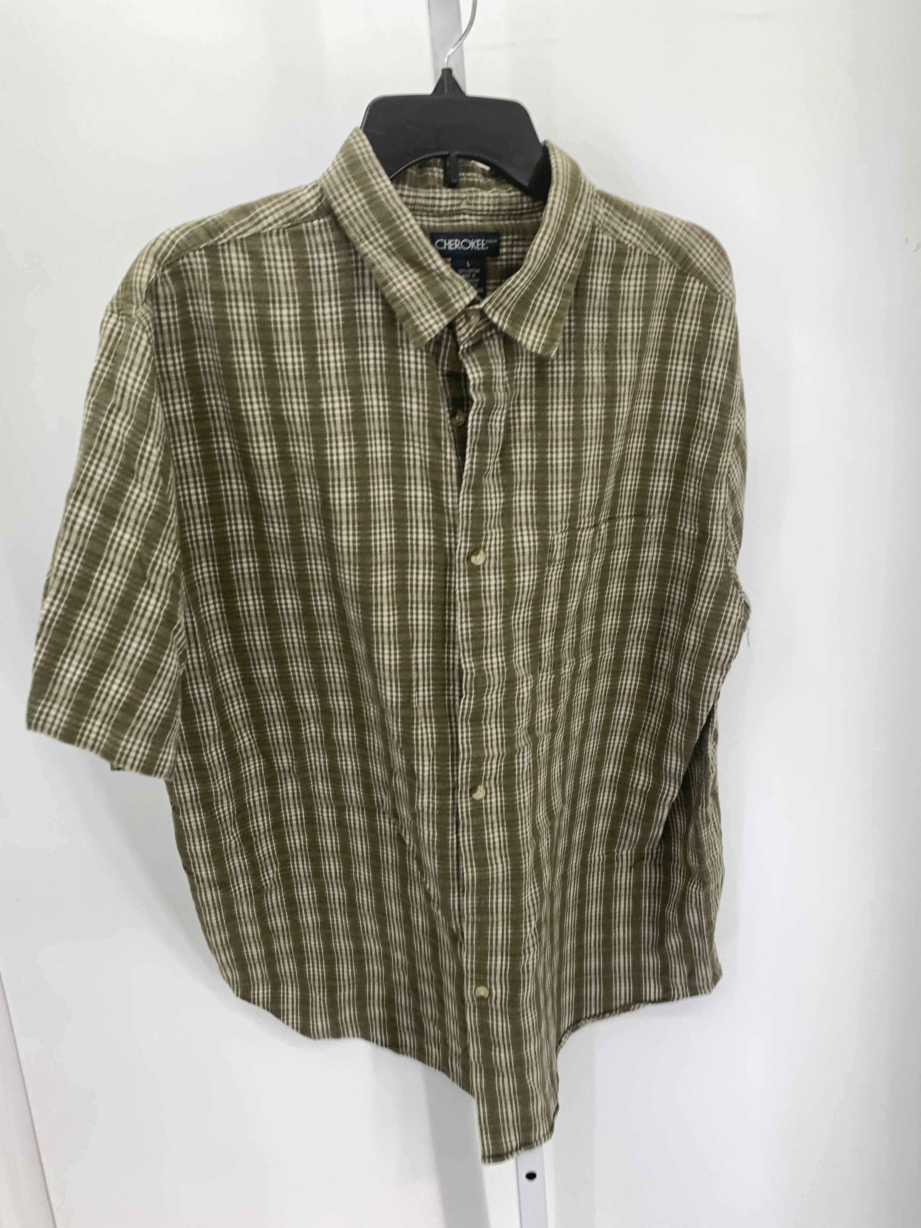 PLAID BTN DOWN