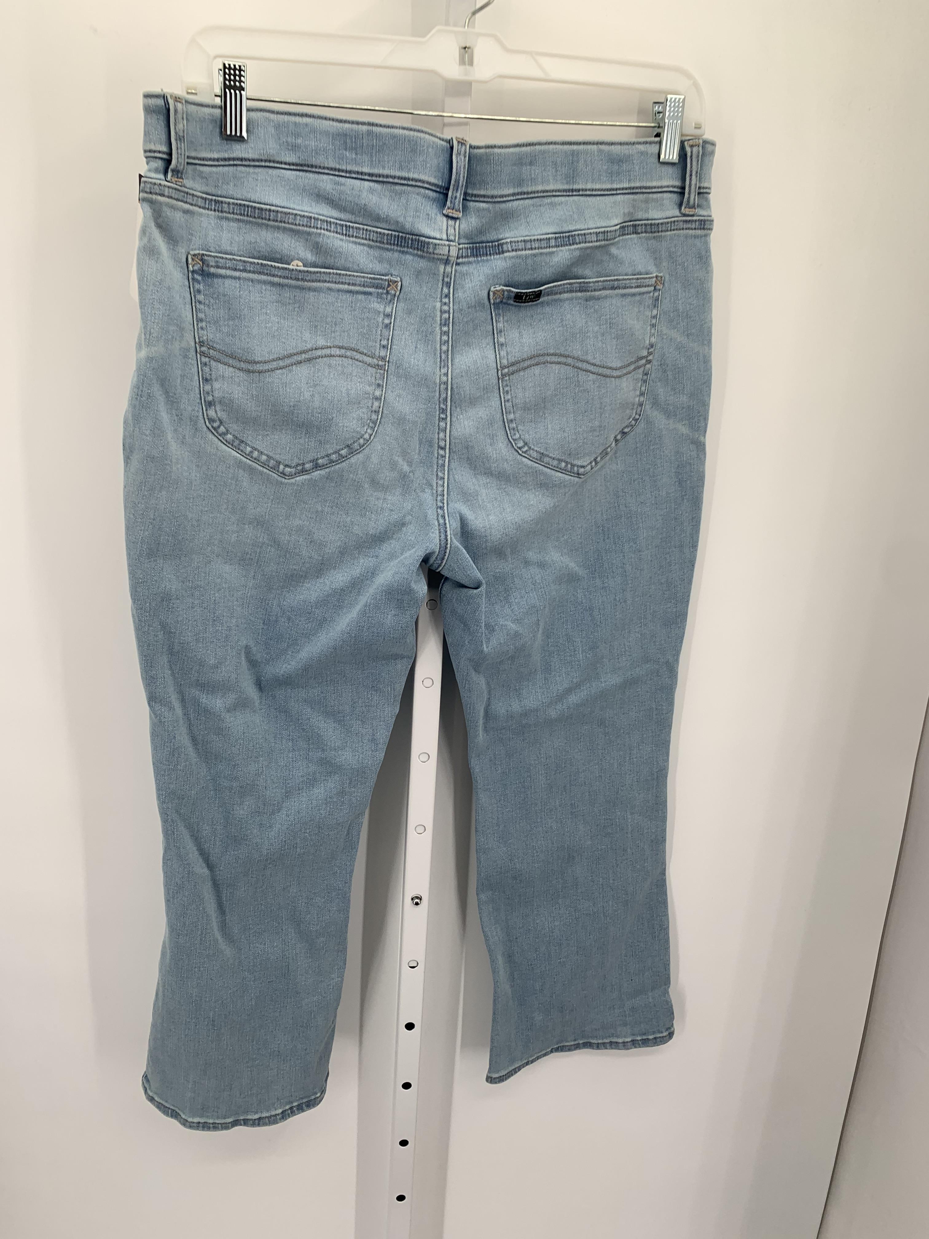 Lee Size 18 Misses Cropped Jeans