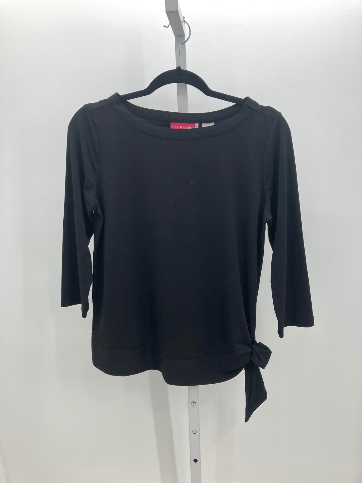 Liz Lange Black Size Small Maternity 3/4 Sleeve Shirt
