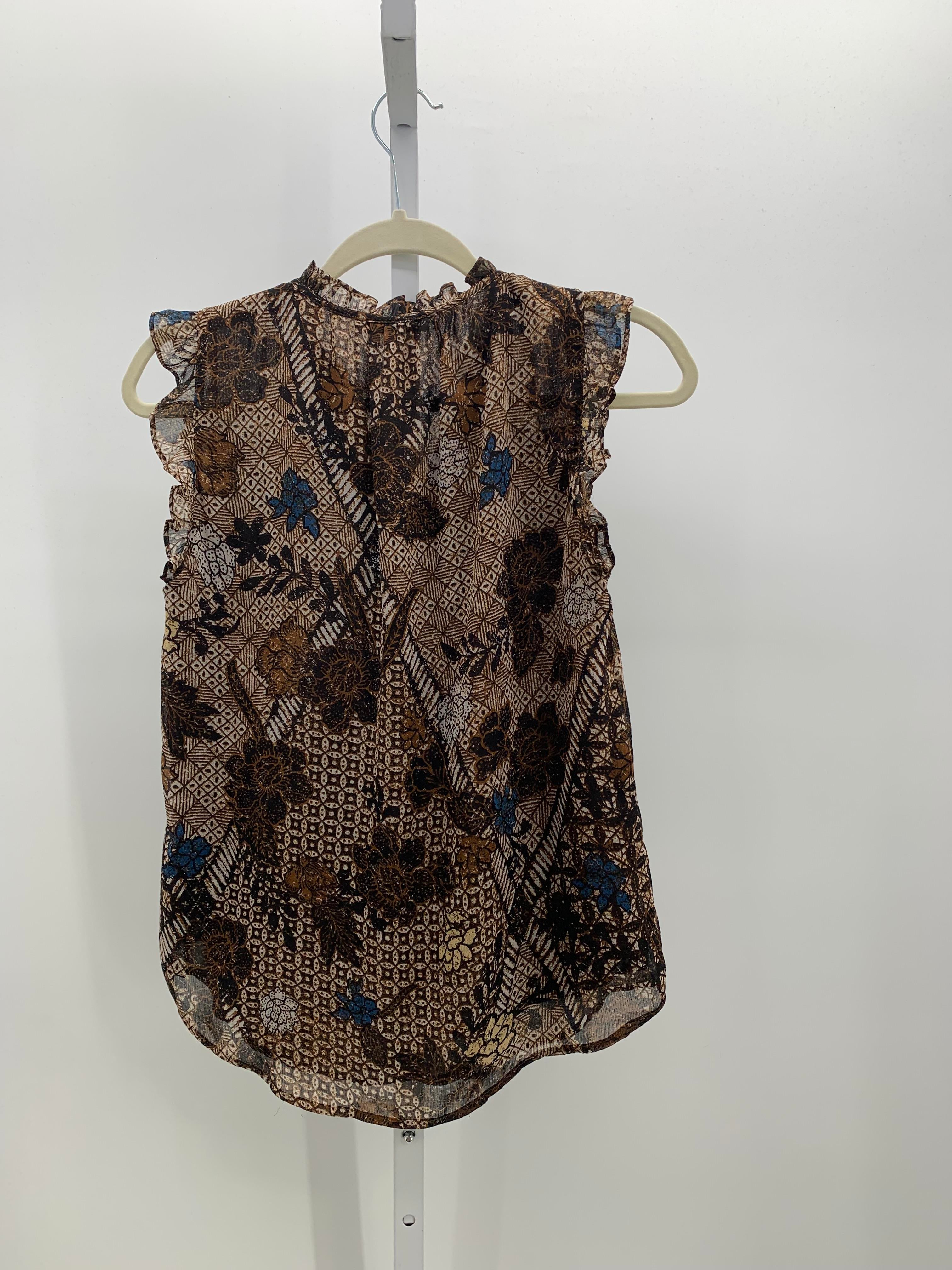 Size X Small Misses Sleeveless Shirt