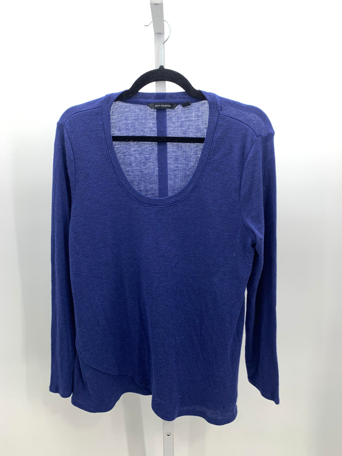 Halston Size Medium Misses Long Sleeve Shirt