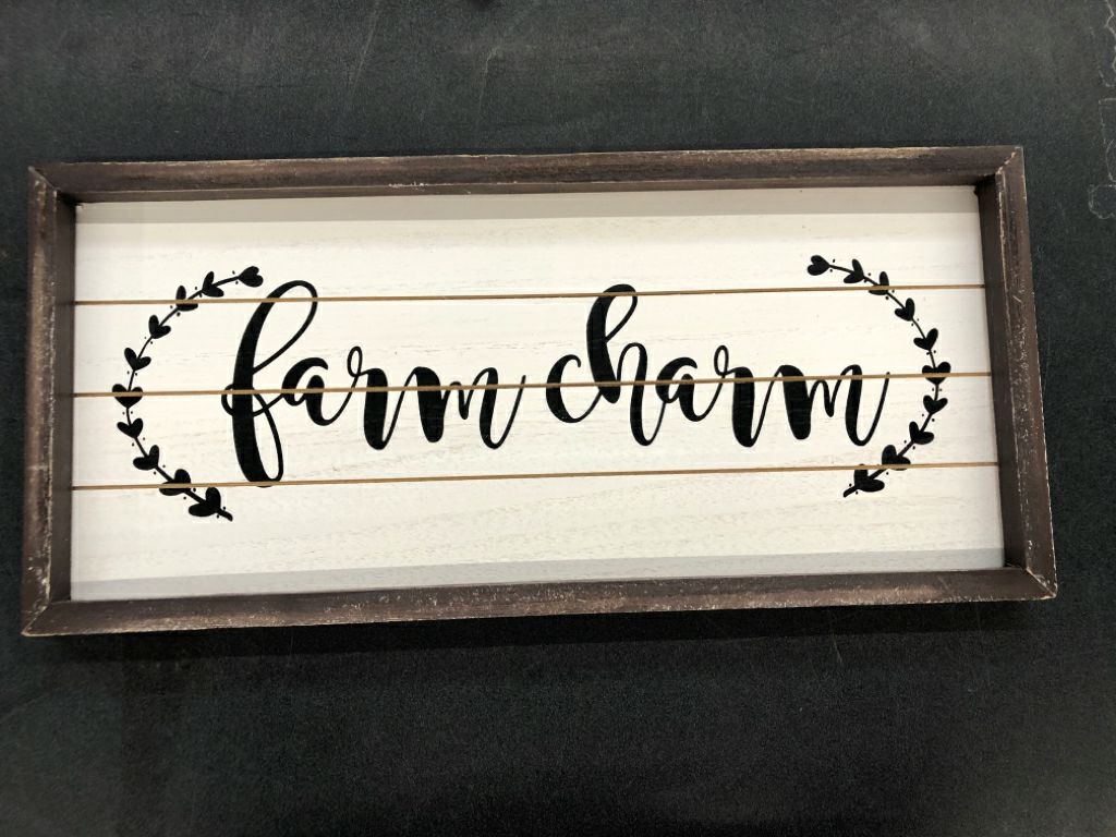 FARM CHARM WALL ART.