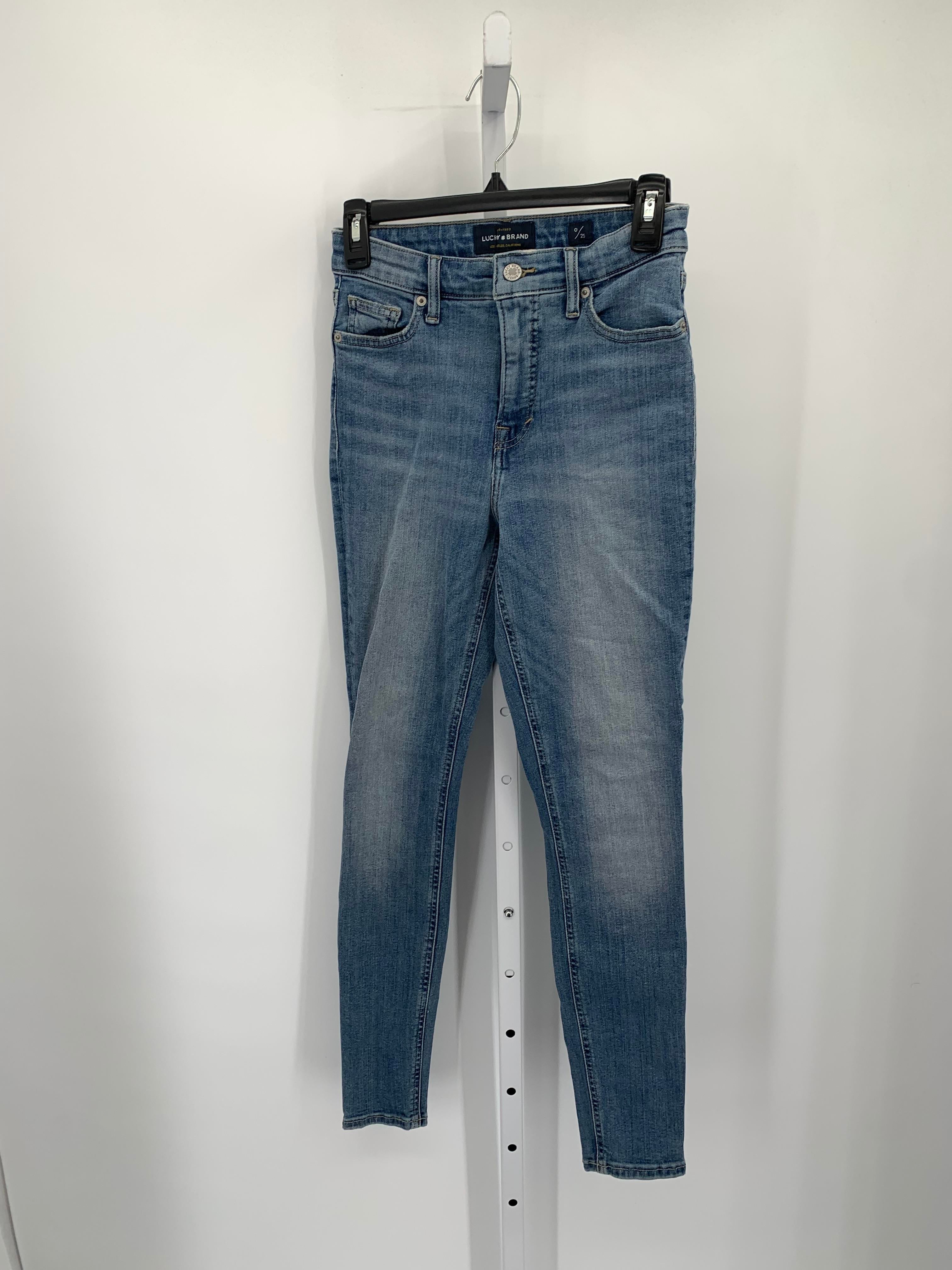 Lucky Brand Size 0 Misses Jeans