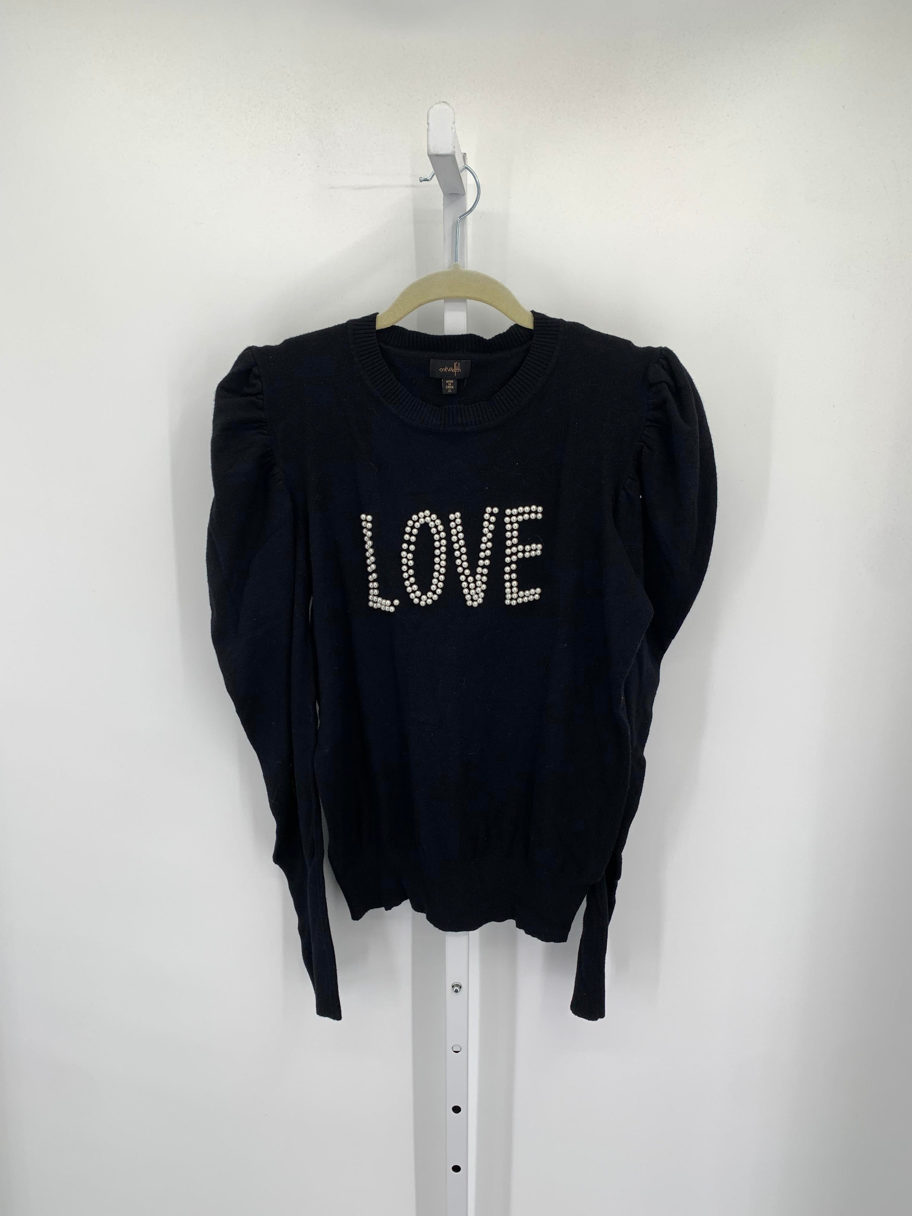 Size Extra Large Misses Long Slv Sweater