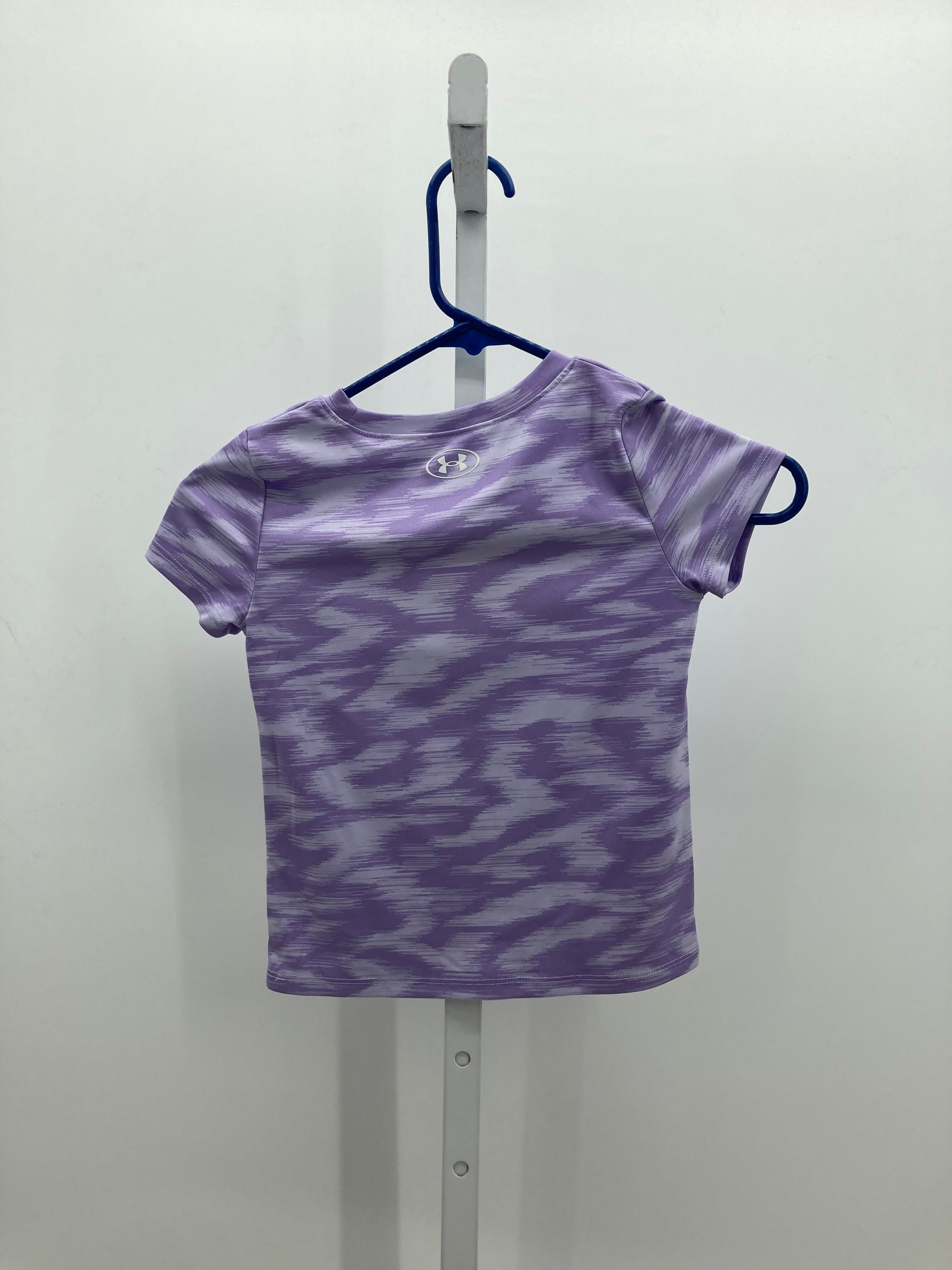 Under Armour Size 5 Girls Short Sleeve Shirt