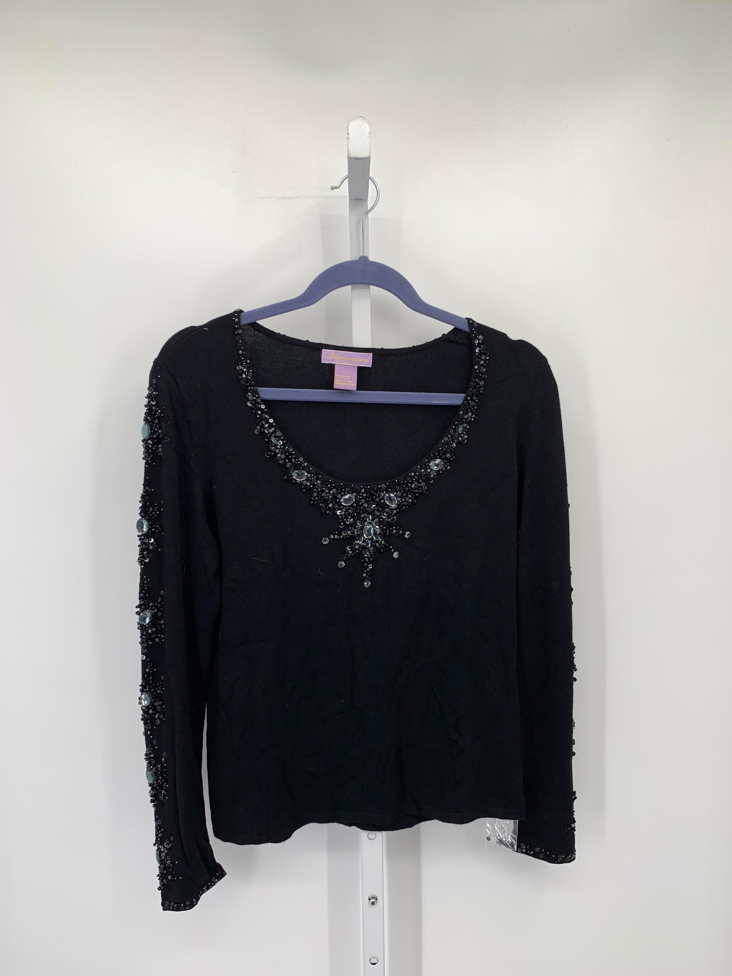 Size Large Misses Long Slv Sweater