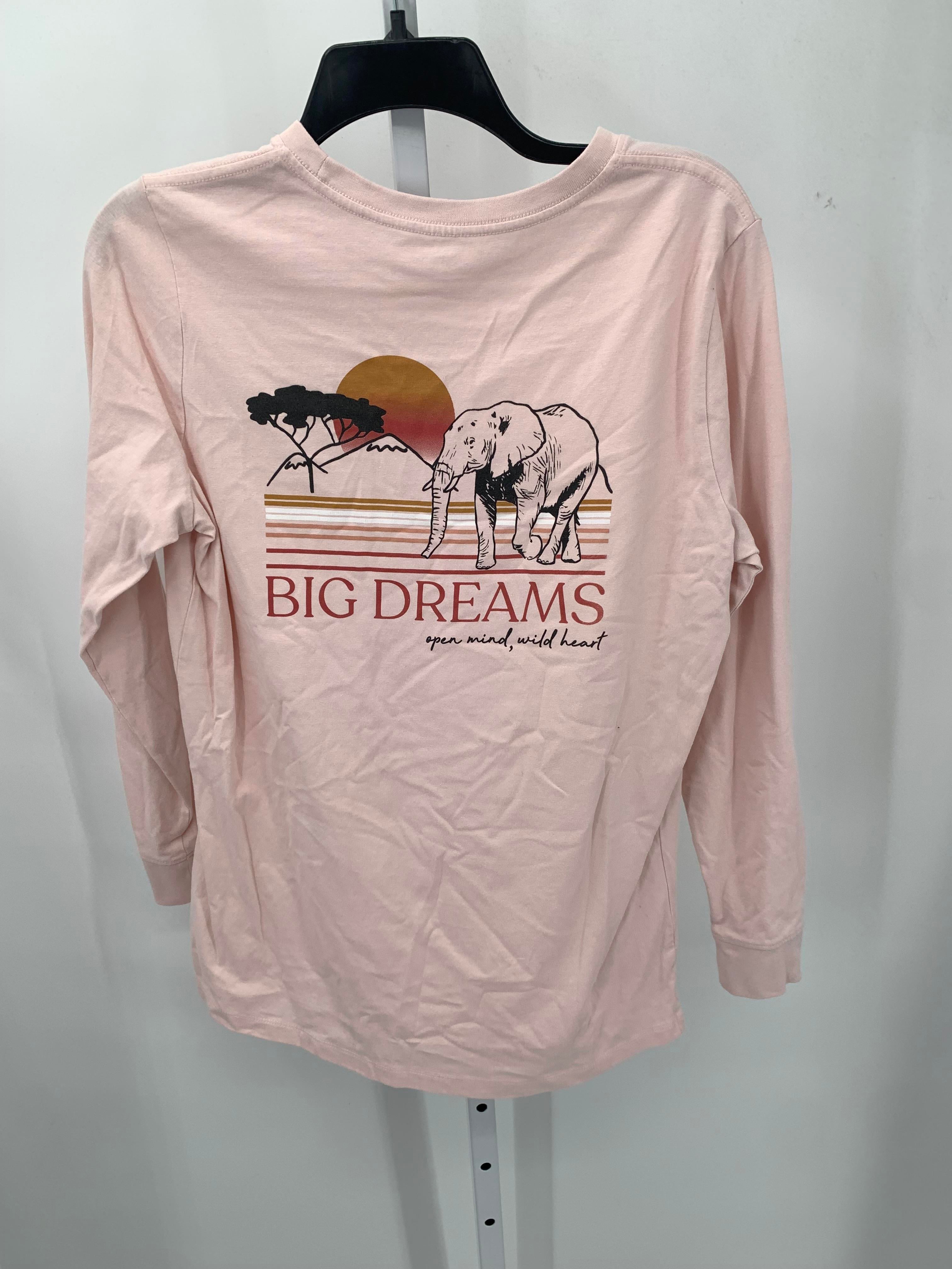 Ivory Ella Size Medium Misses Long Sleeve Shirt