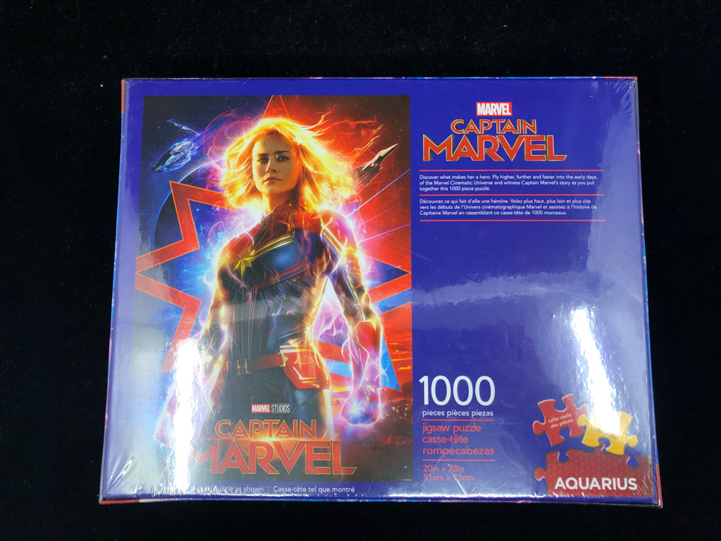 NIB CAPTAIN MARVEL PUZZLE.