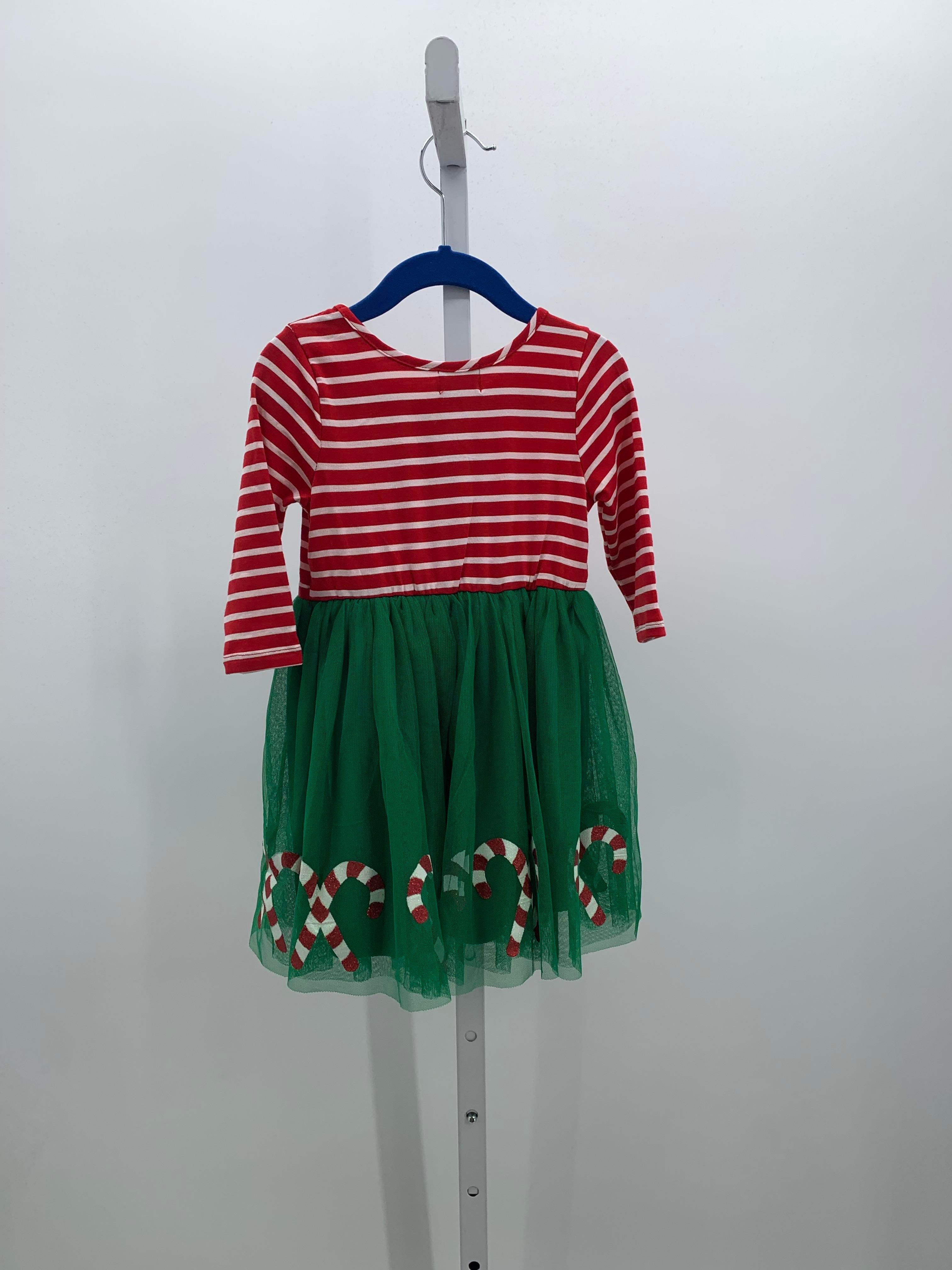 NEW LONG SLV DRESS SATAN CANDY CANES.