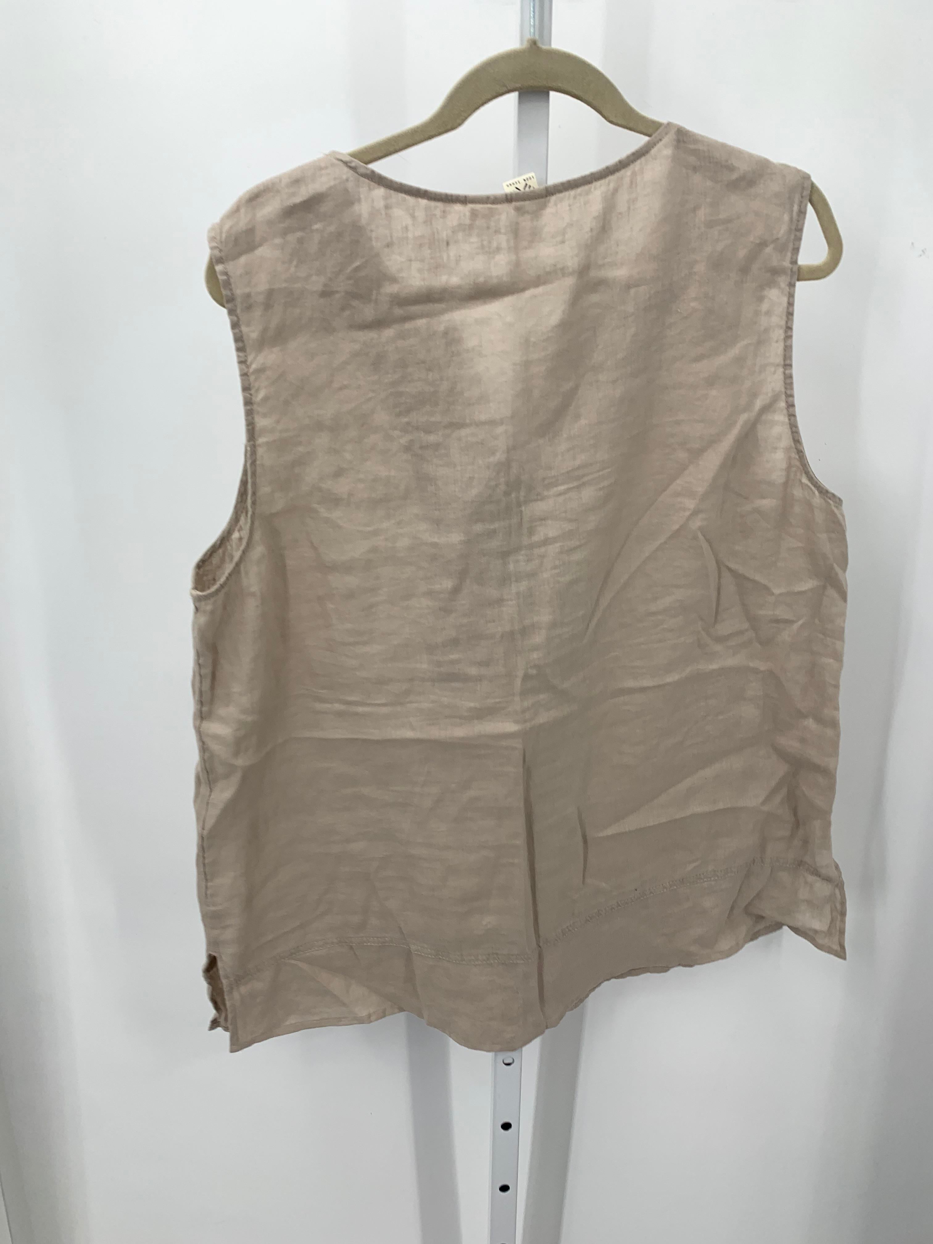 Artisan NY Size Extra Large Misses Sleeveless Shirt