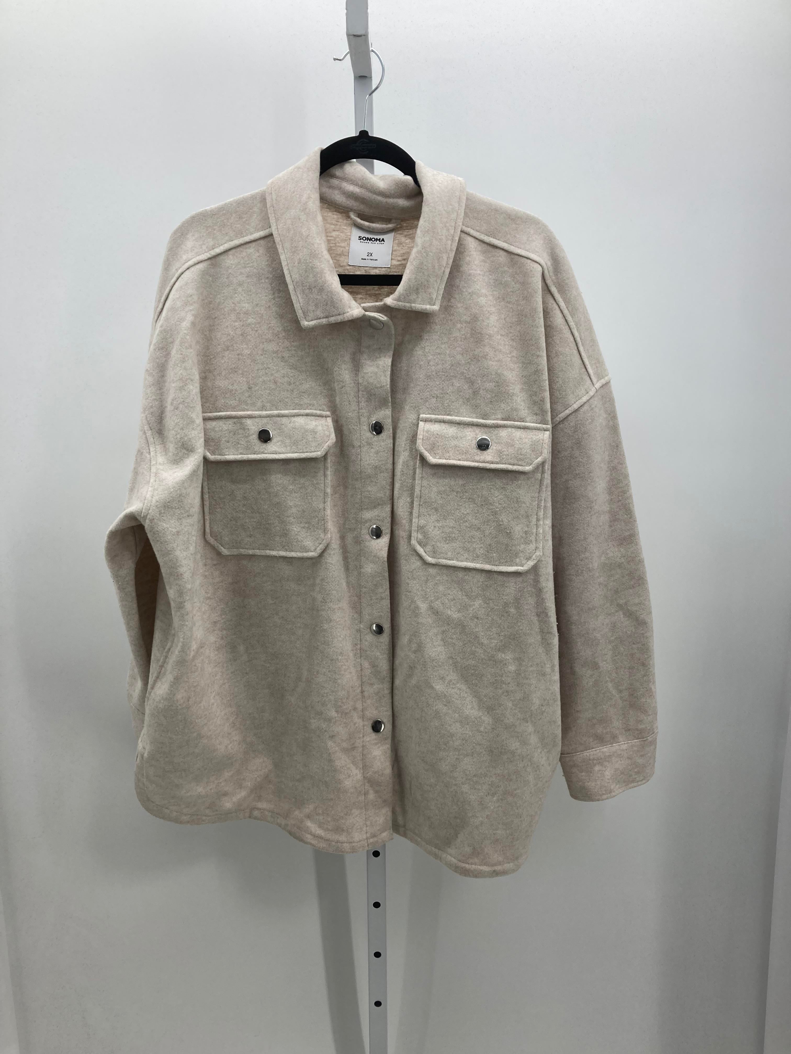 Sonoma Size 2X Womens Lightweight Jacket