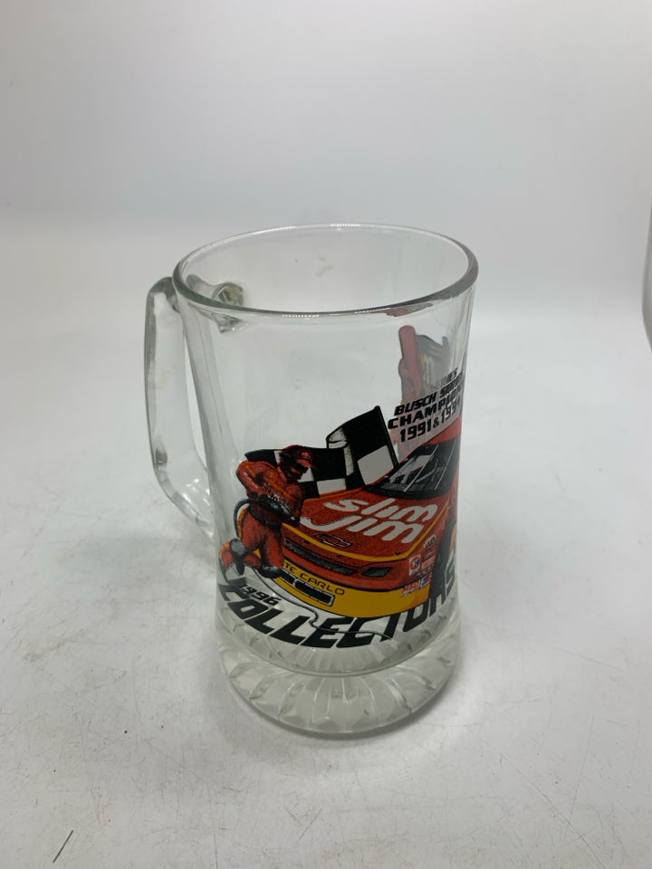 VTG HEAVY SLIM JIM RACING TEAM BUSCH LARGE BEER MUG.