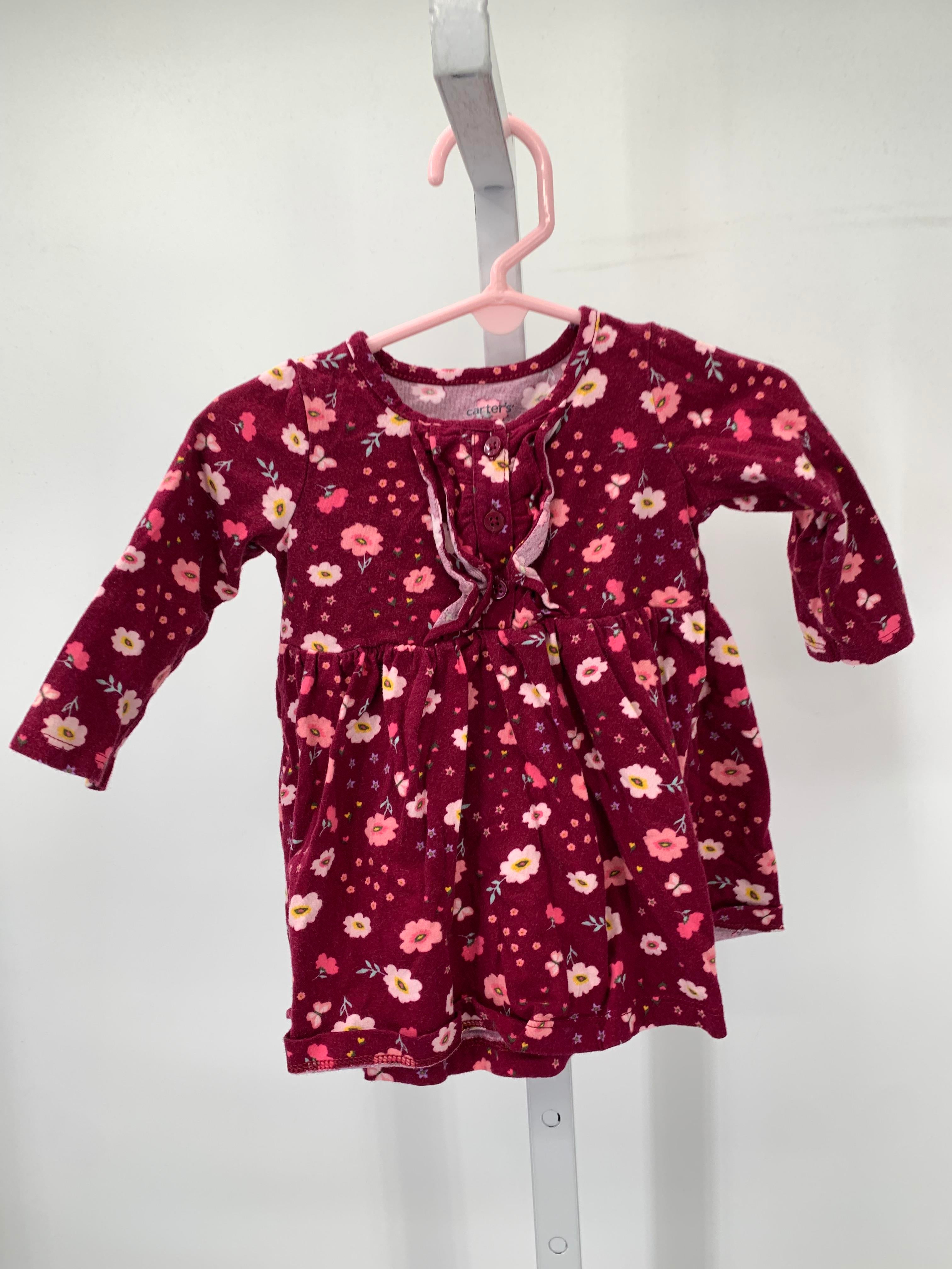 Carters Size 6 Months Girls Long Sleeve Dress
