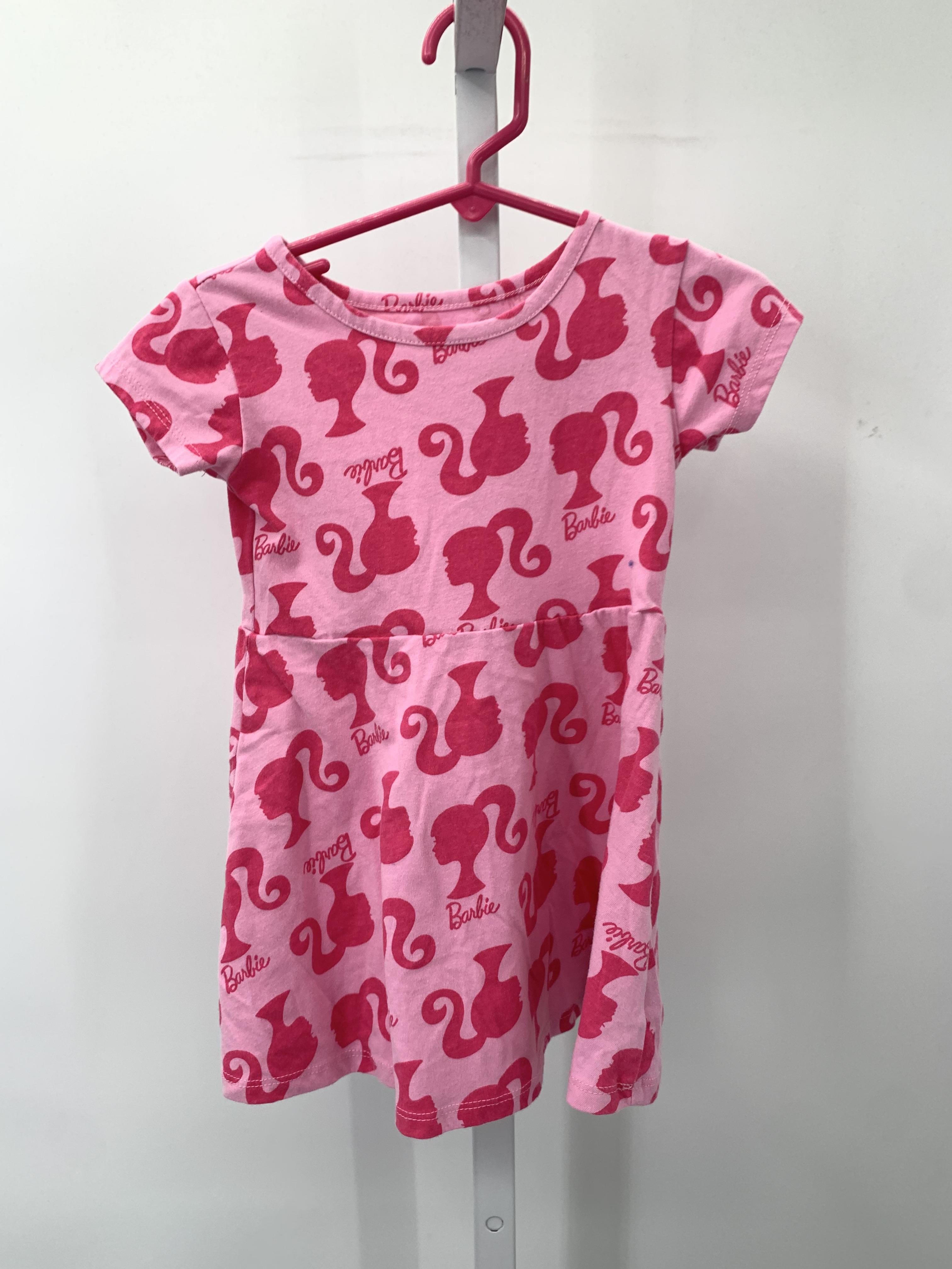Barbie Size 2T Girls Short Sleeve Dress