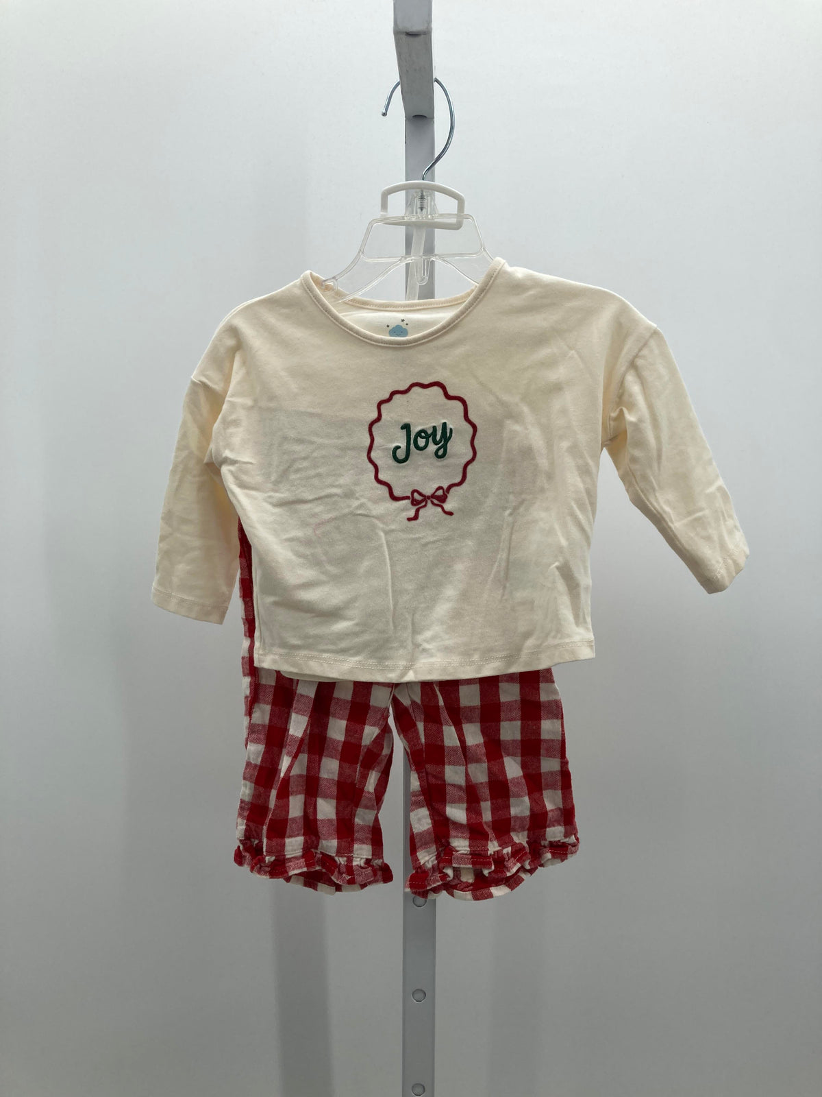 JOY SHIRT + PLAID PANTS