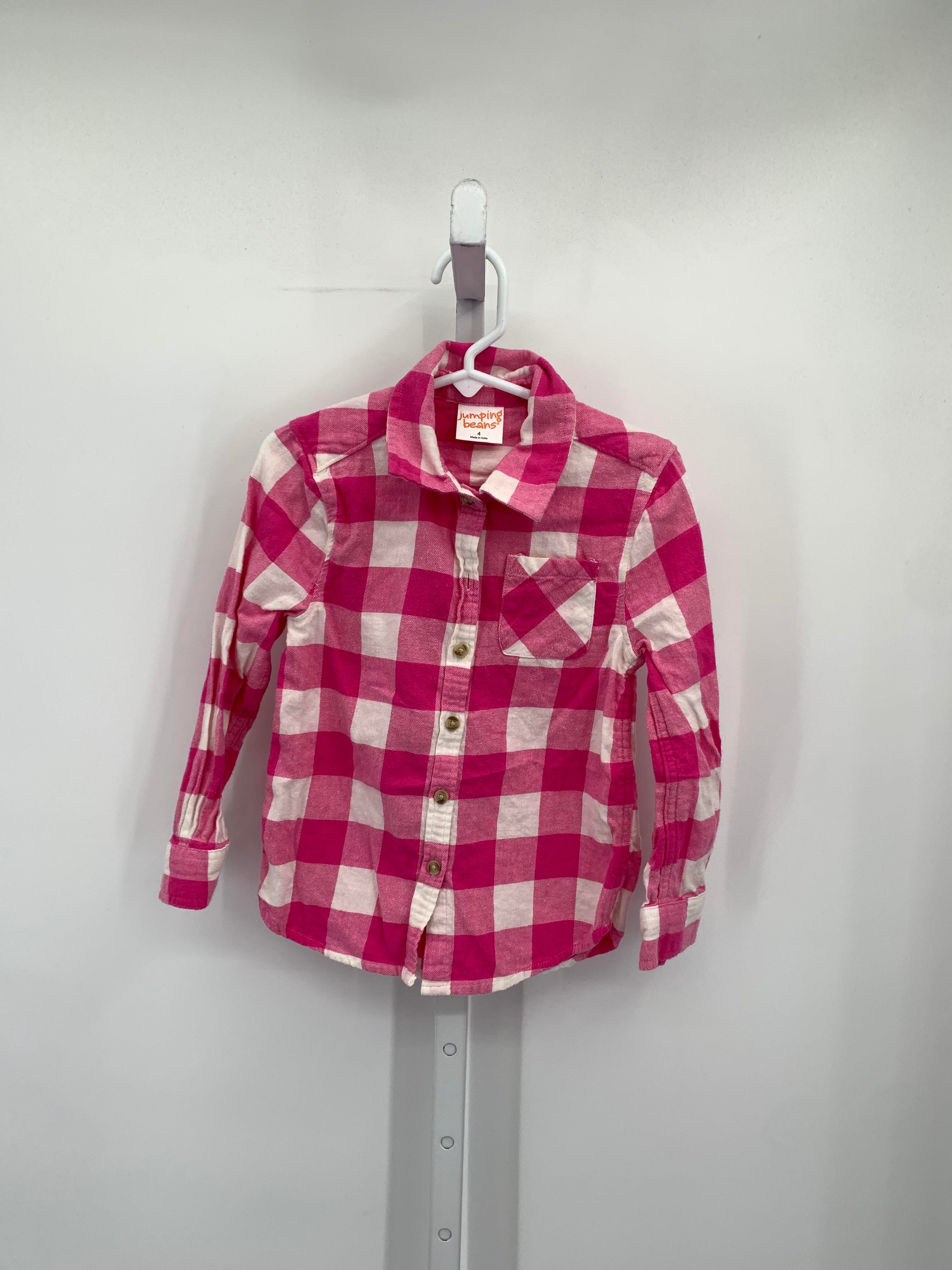 Jumping Beans Size 4 Girls Long Sleeve Shirt