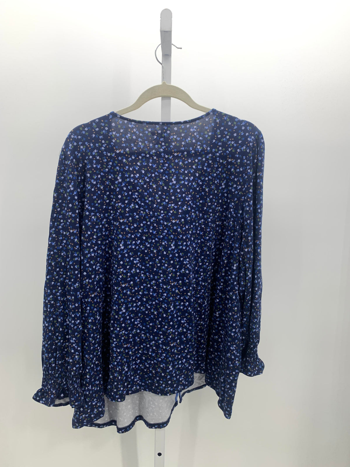 Lands End Size 2X Womens Long Sleeve Shirt