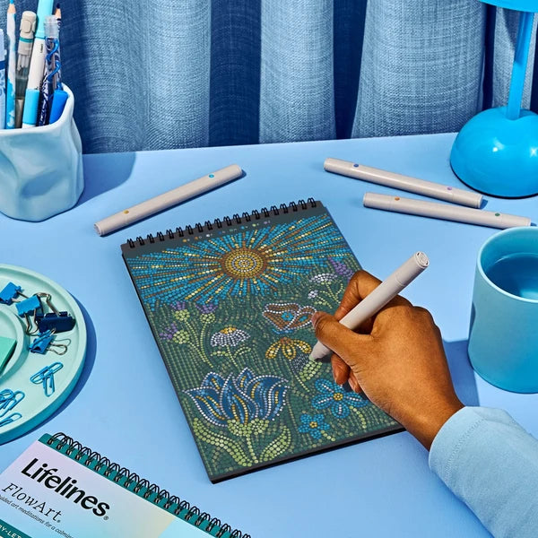 New FlowArt® - Dot-By-Letter, Majestic Earth - Metallic Ink