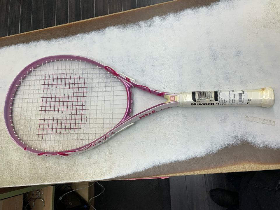 Pink Wilson Tennis Racket