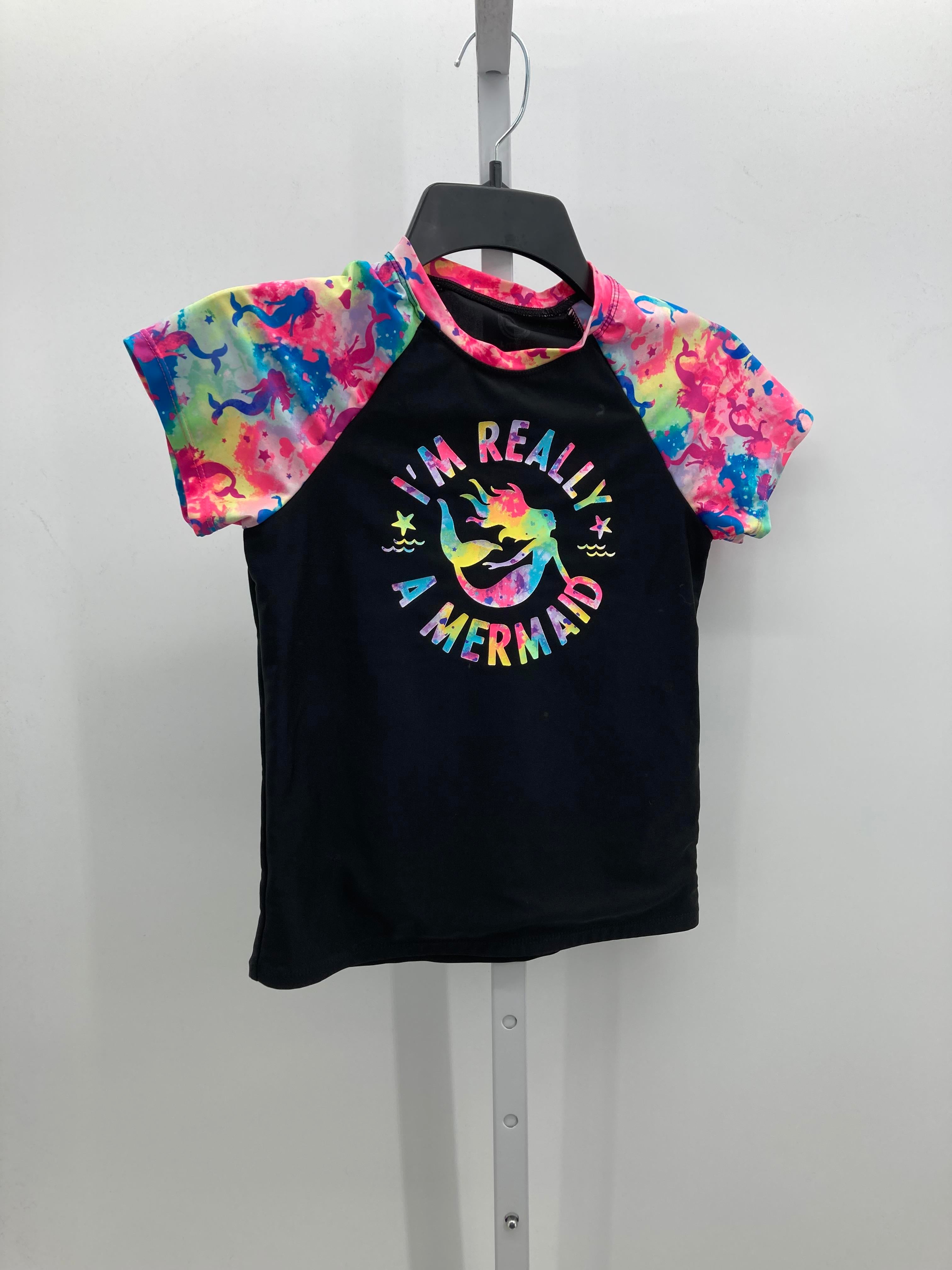 Wonder Nation Size 10-12 Girls Swim Shirt