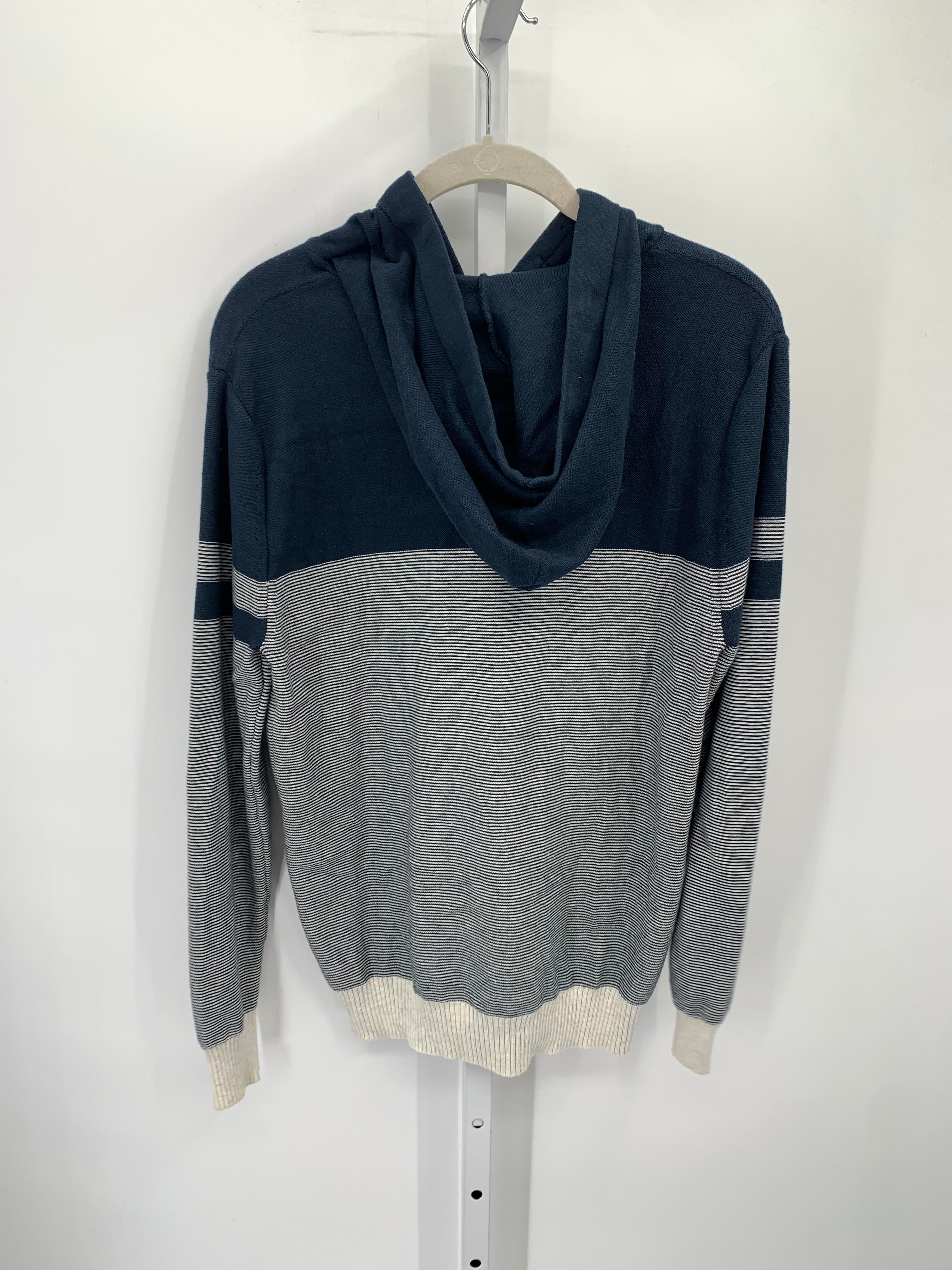 HOODED STRIPES KNIT