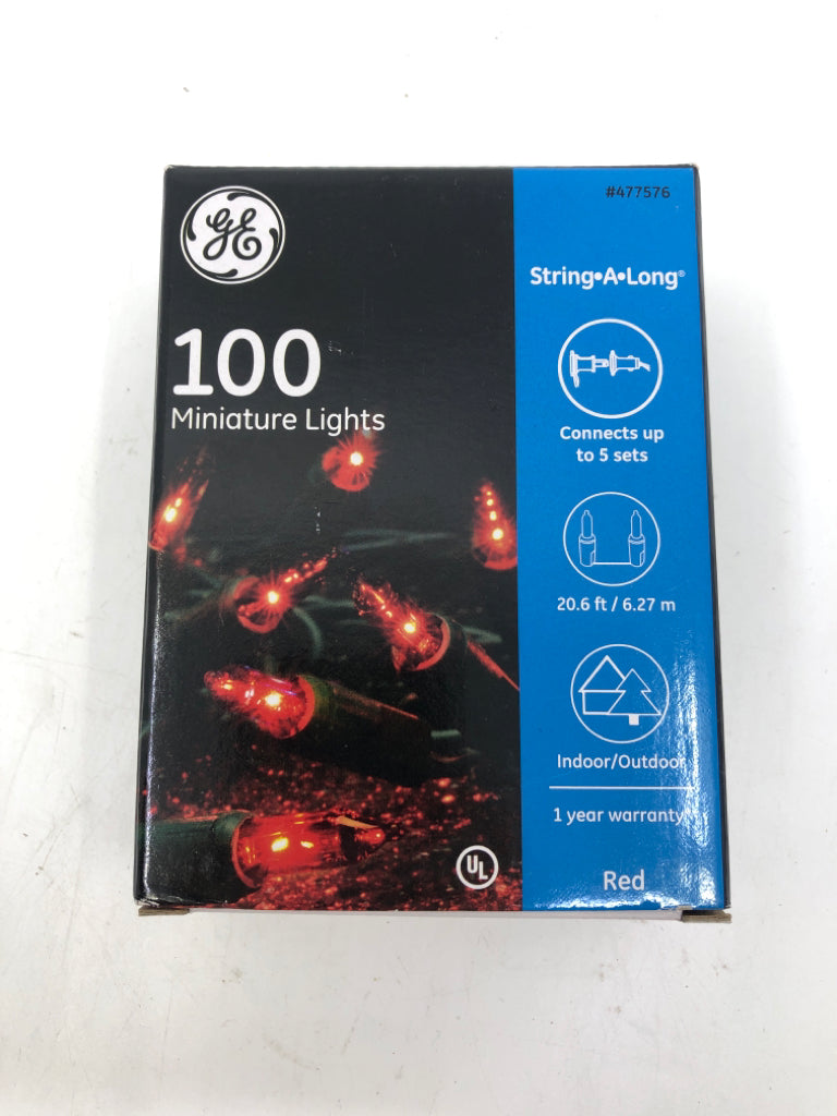 NIB GE 100 MINI LIGHTS.