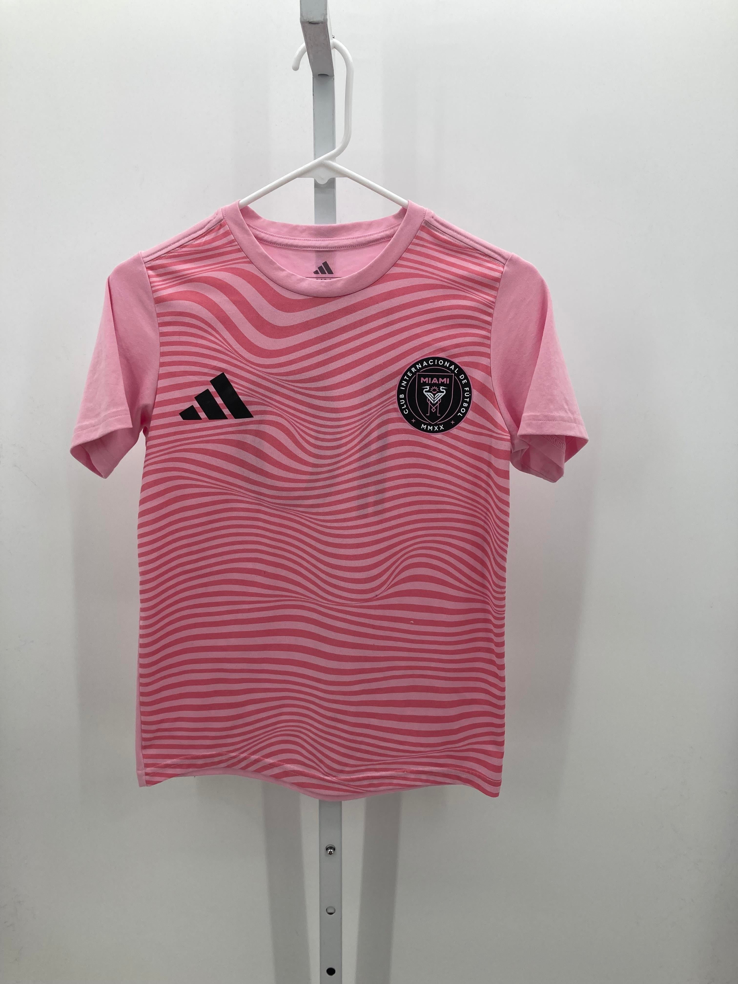 Adidas Size 10-12 Girls Short Sleeve Shirt