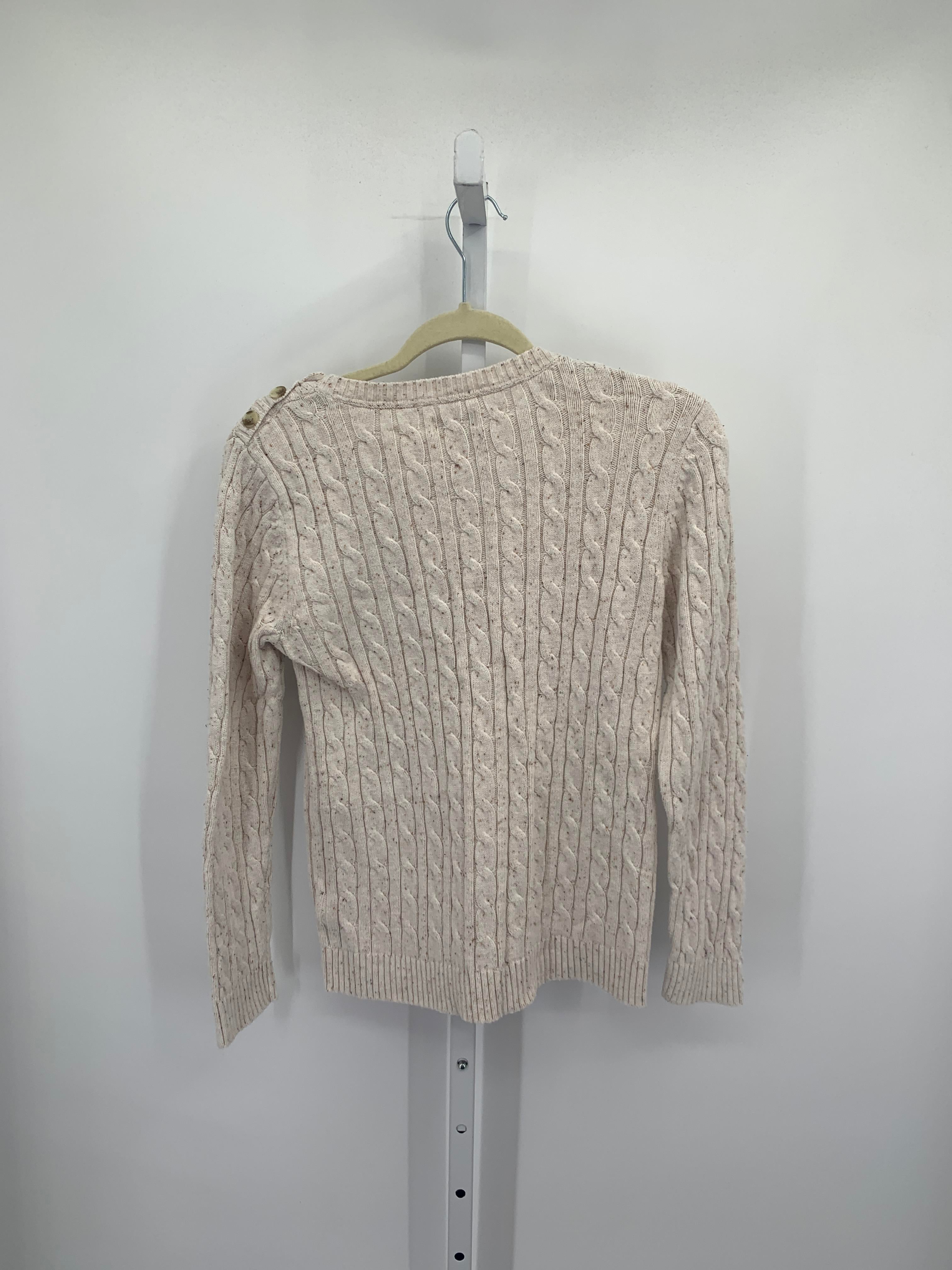 Croft & Barrow Size Medium Misses Long Slv Sweater